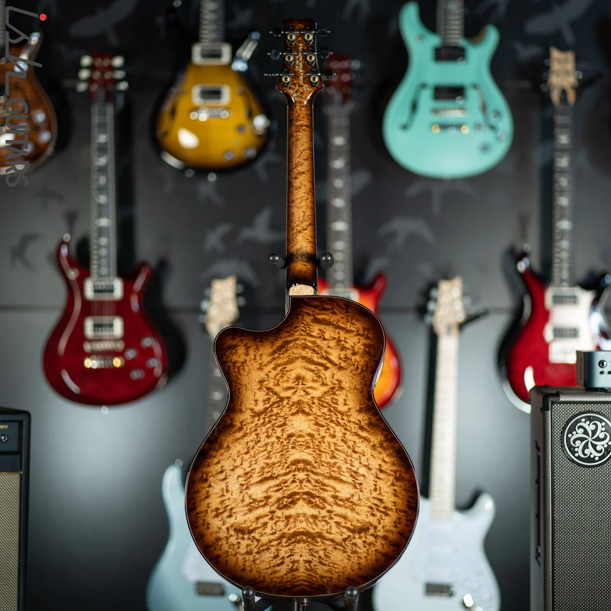 PRS Private Stock Angelus Acoustic Birdseye Mosaic Guitar - Image 11