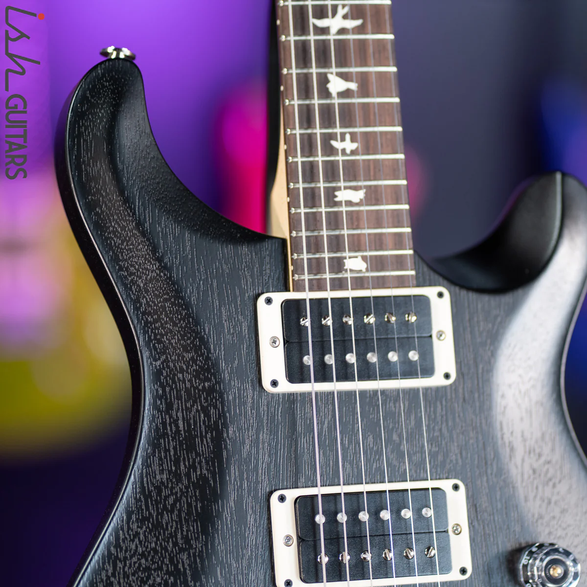 2021 PRS CE 24 Standard Satin Nitro Charcoal - Image 3