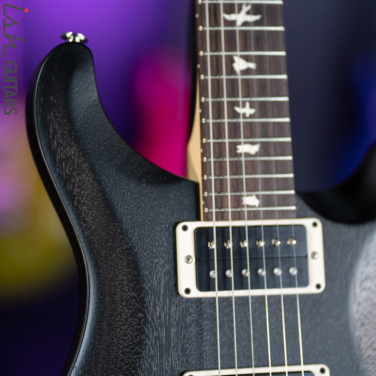 2021 PRS CE 24 Standard Satin Nitro Charcoal - Image 3
