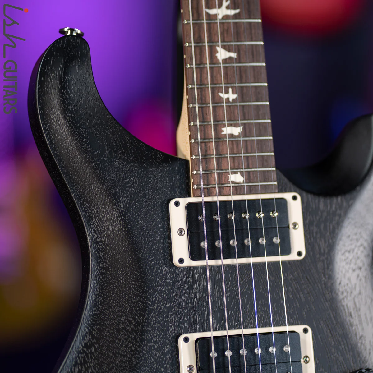 2021 PRS CE 24 Standard Satin Nitro Charcoal - Image 3