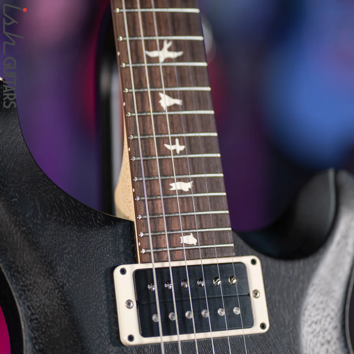 2021 PRS CE 24 Standard Satin Nitro Charcoal - Image 5