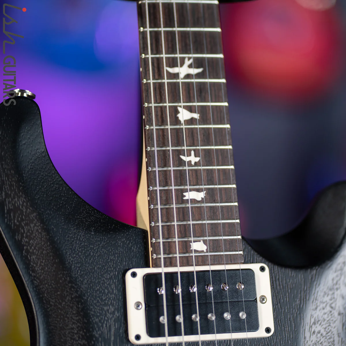 2021 PRS CE 24 Standard Satin Nitro Charcoal - Image 5