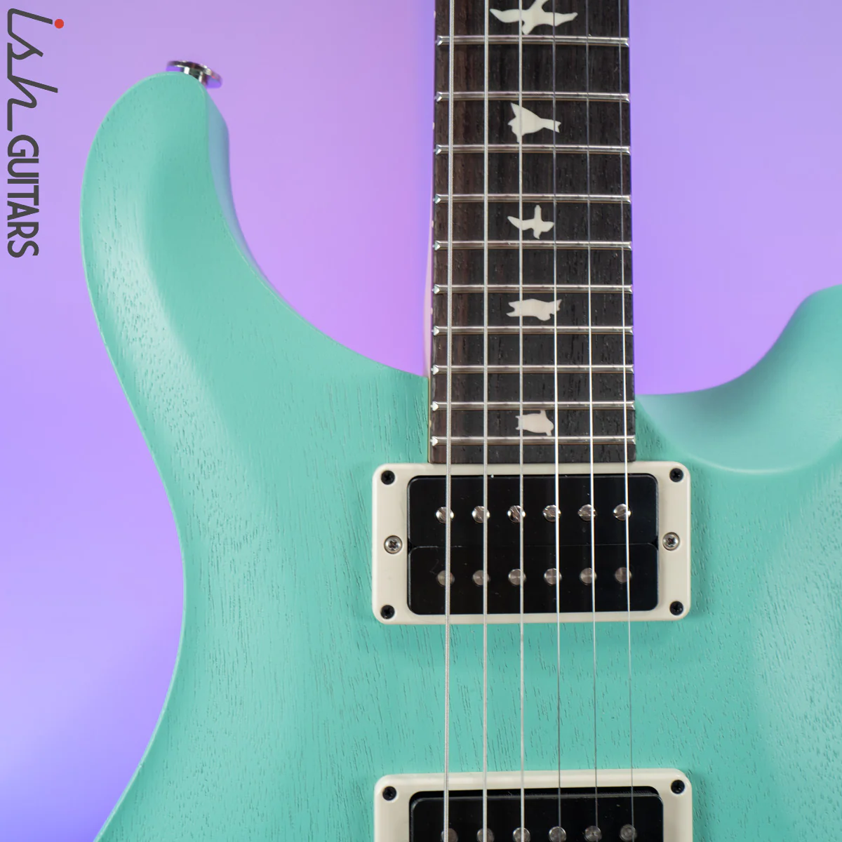 2021 PRS CE 24 Standard Satin Nitro Seafoam Green - Image 3