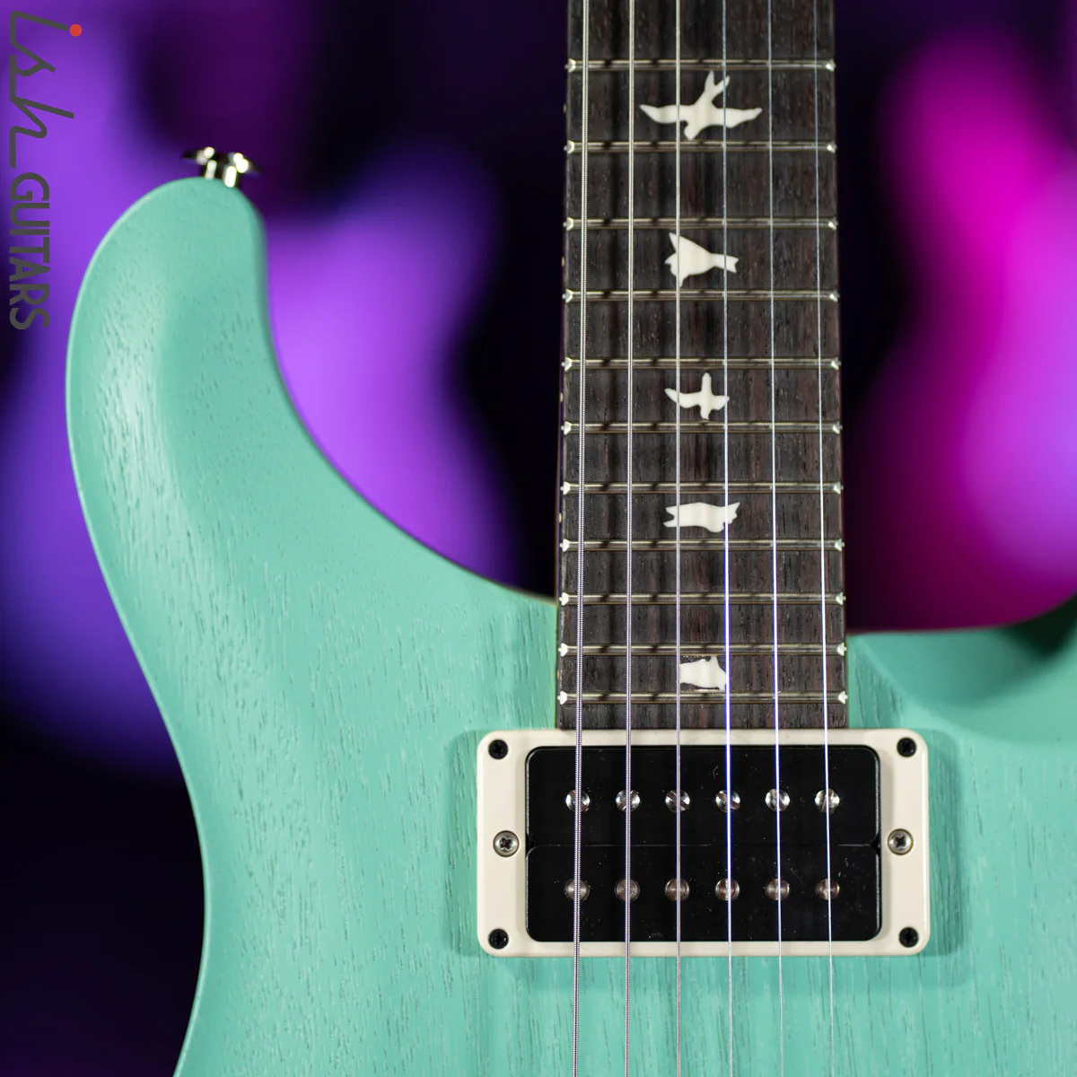 2021 PRS CE 24 Standard Satin Nitro Seafoam Green - Image 3