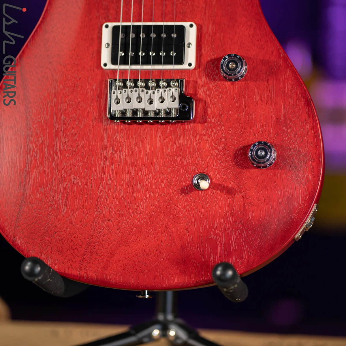 2021 PRS CE 24 Standard Satin Nitro Vintage Cherry - Image 4