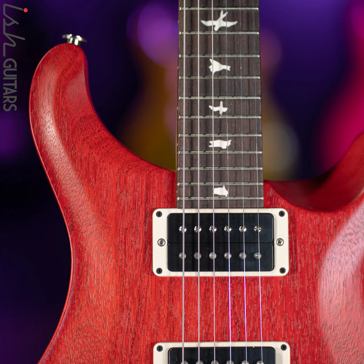 2021 PRS CE 24 Standard Satin Nitro Vintage Cherry - Image 3