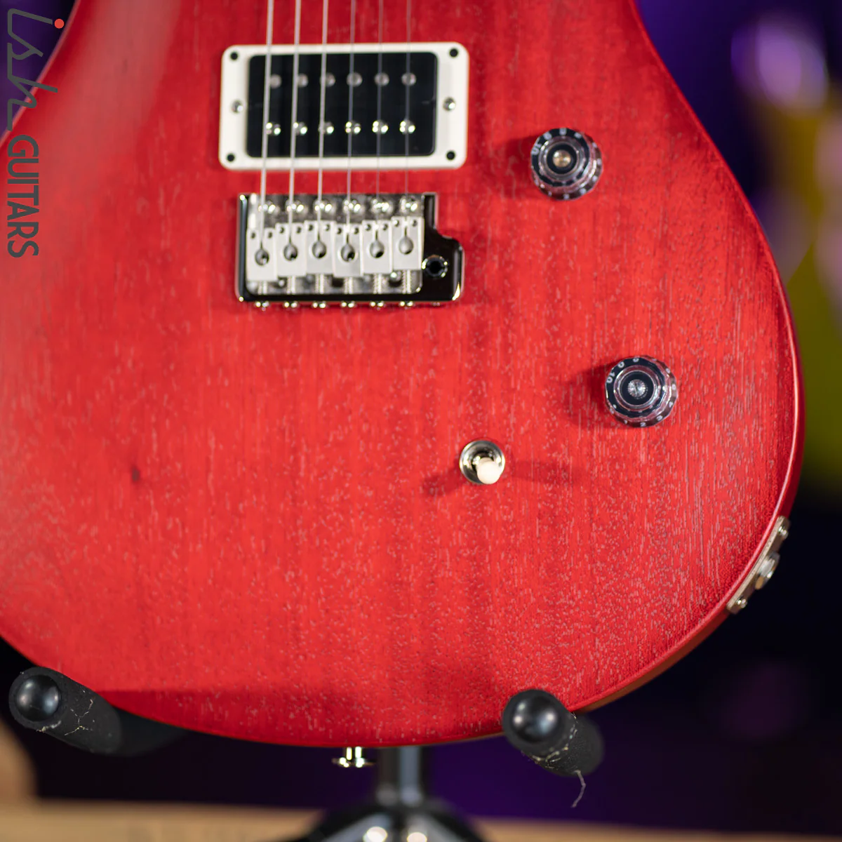 2021 PRS CE 24 Standard Satin Nitro Vintage Cherry - Image 4