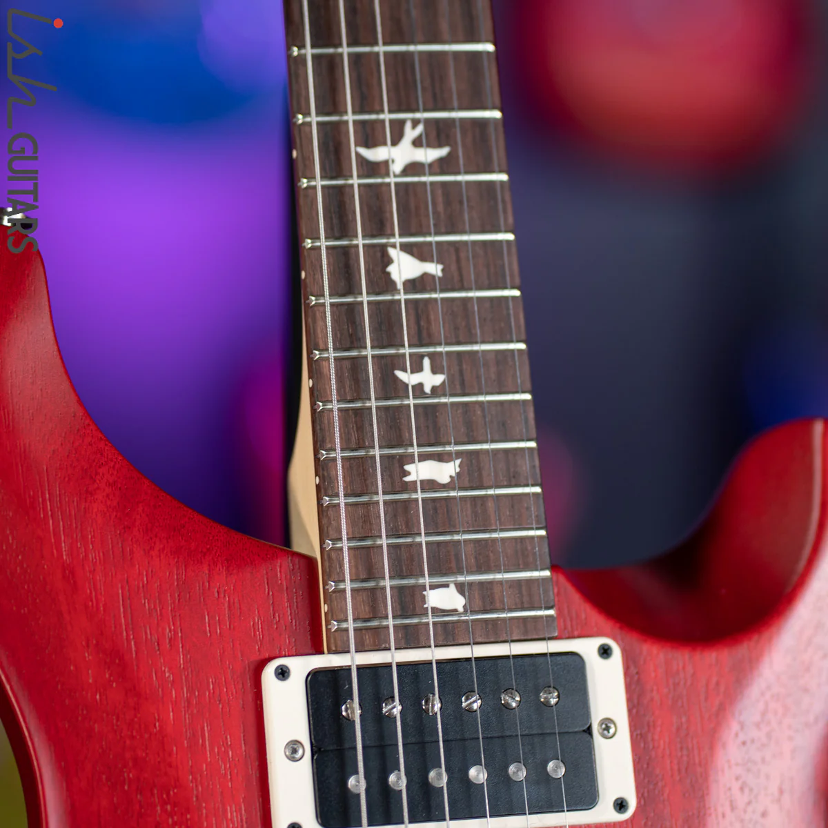2021 PRS CE 24 Standard Satin Nitro Vintage Cherry - Image 5