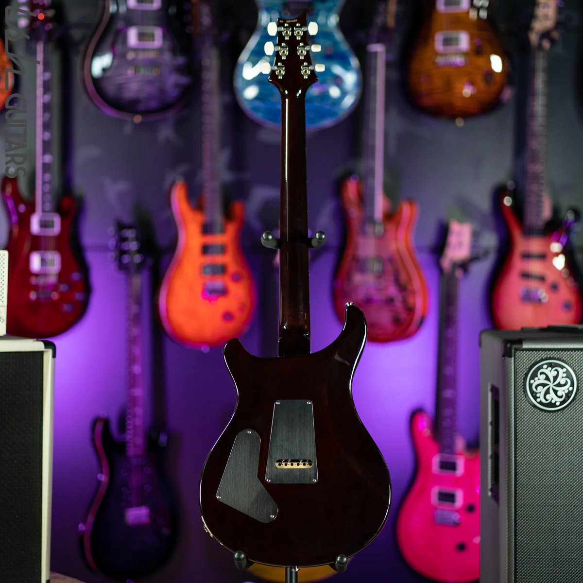 2020 PRS Custom 24 35th Anniversary Custom Color Amber Smokewrap - Image 7