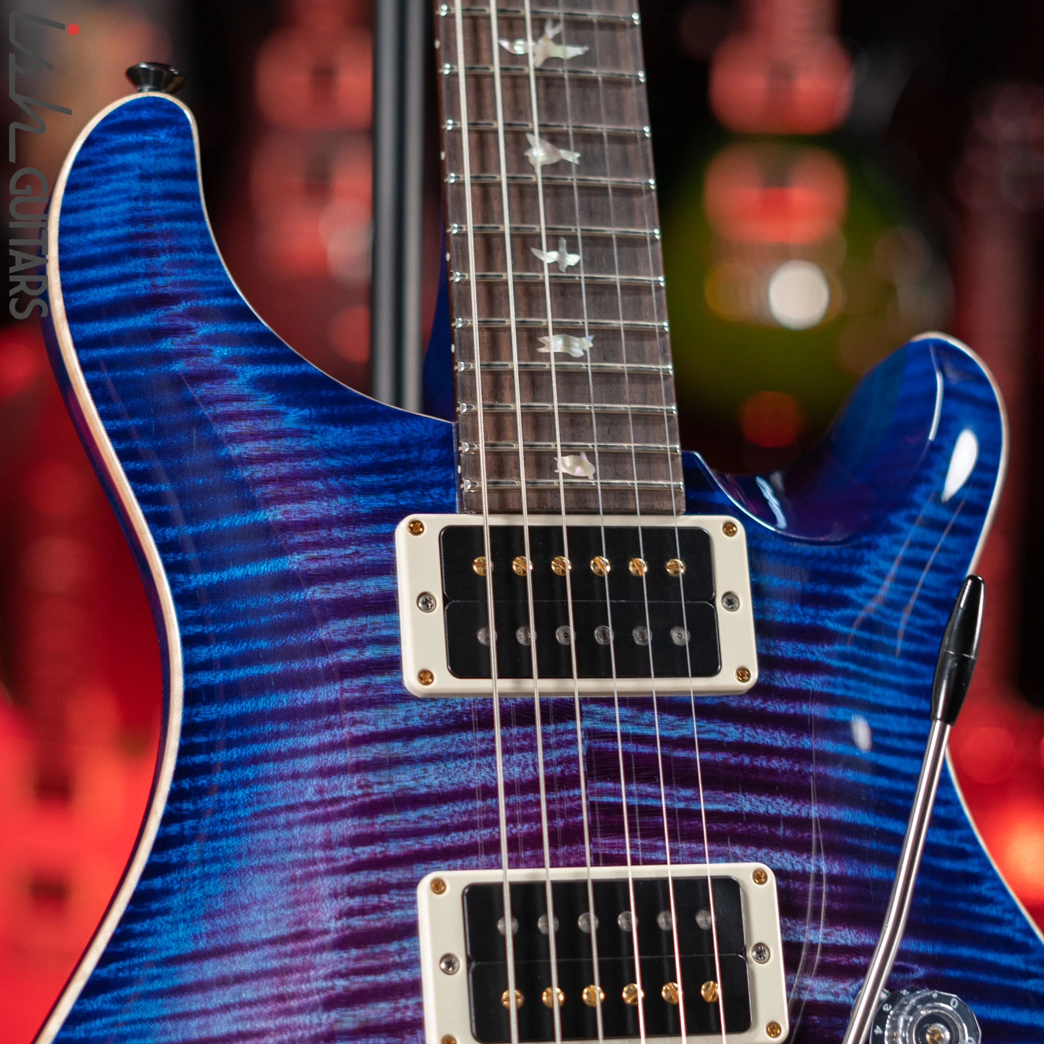 2021 PRS Custom 24 35th Anniversary Violet Blue Burst - Image 3