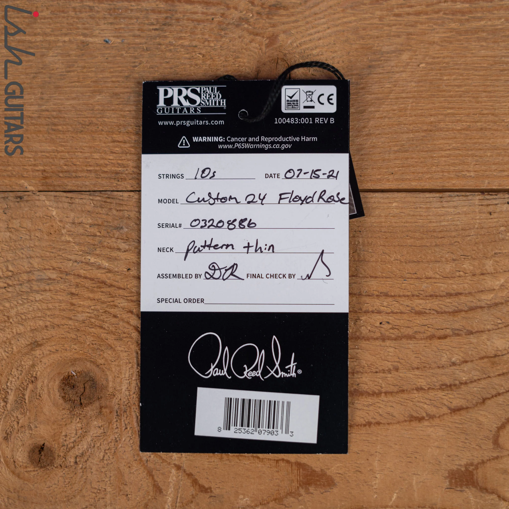 2021 PRS Custom 24 Floyd Rose Eriza Verde - Image 13