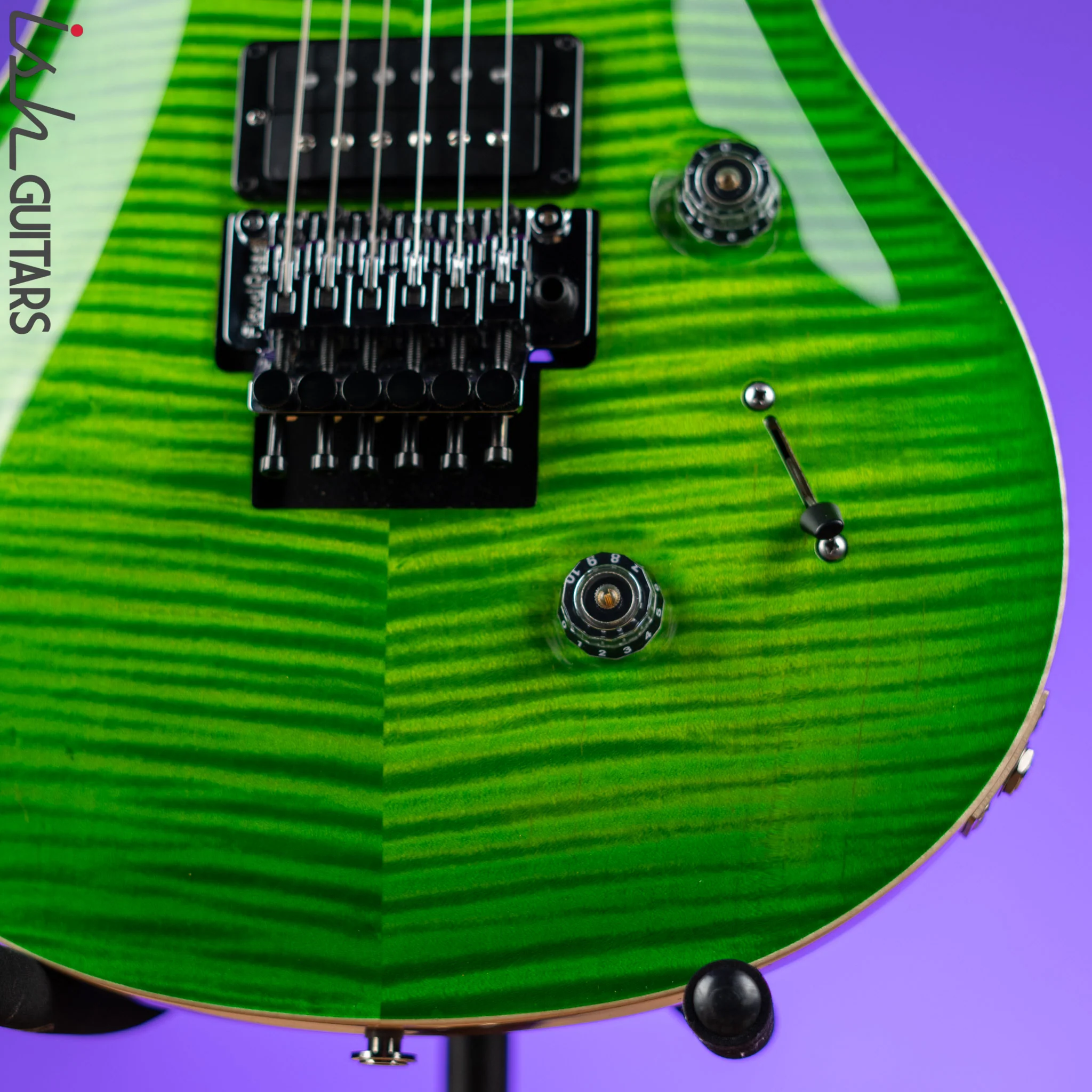 2021 PRS Custom 24 Floyd Rose Eriza Verde - Image 4