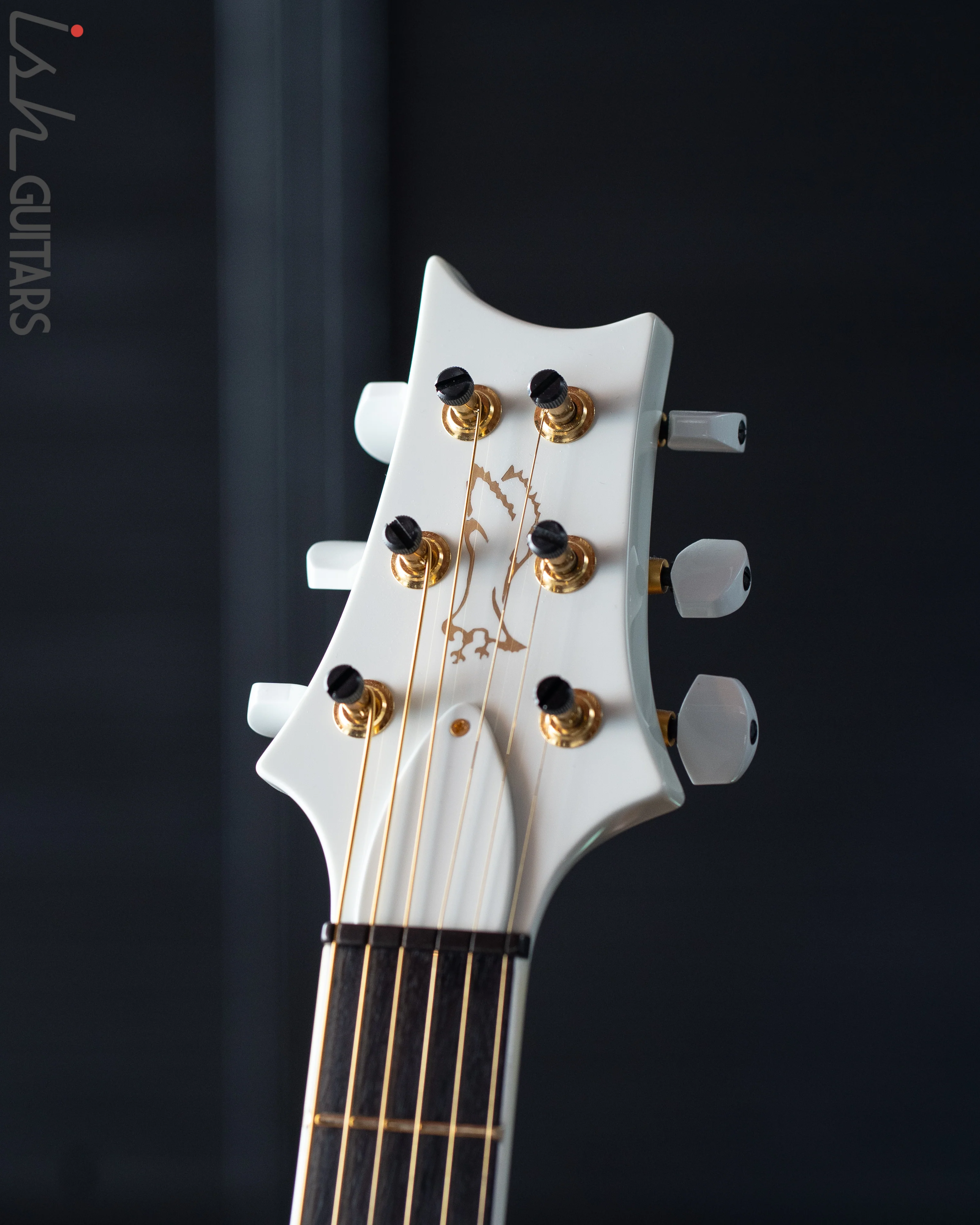 PRS Private Stock Custom 24 "Sculpture" Hollowbody Piezo 3.9lbs 10K Gold Inlay White - Image 9
