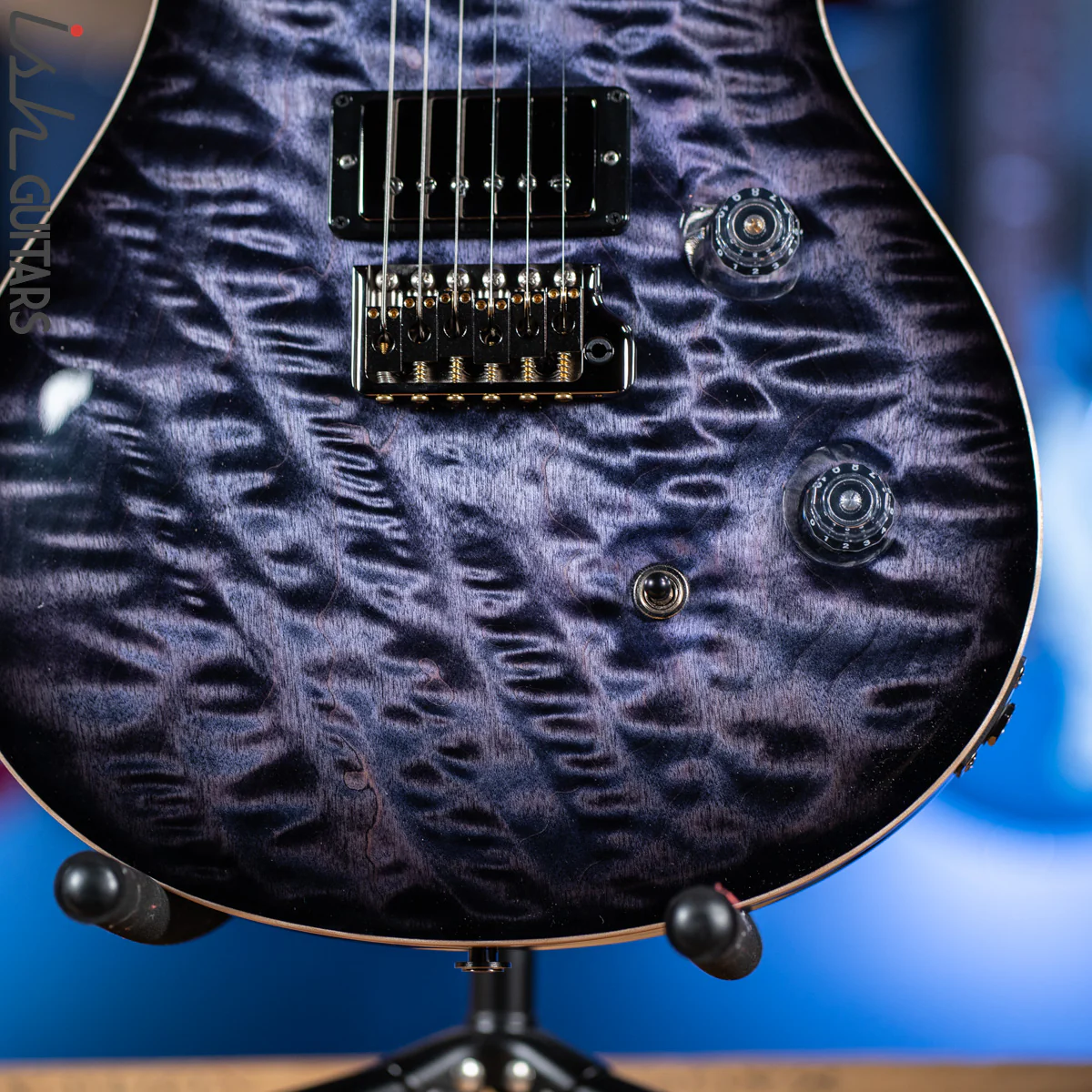 PRS Custom 24 Purple Mist One Piece Quilt Maple 10 Top Wood Library - Image 4