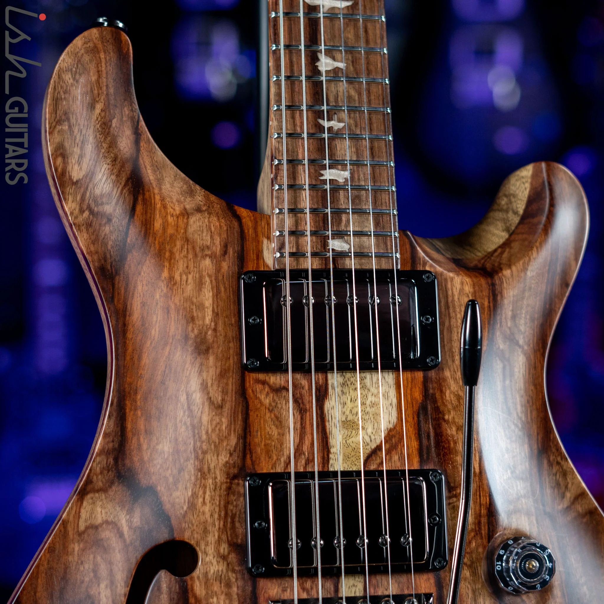 2021 PRS Custom 24 Semi-Hollow Private Natural Hormigo - Image 3