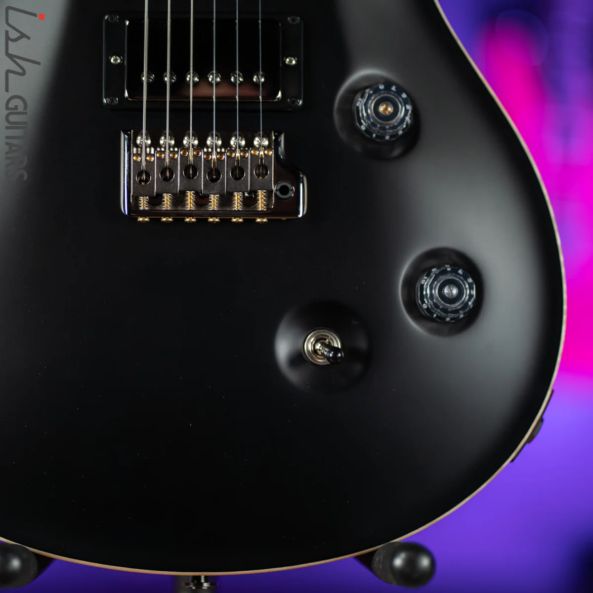 PRS Custom 24 Wood Library Black Opaque Satin - Image 4