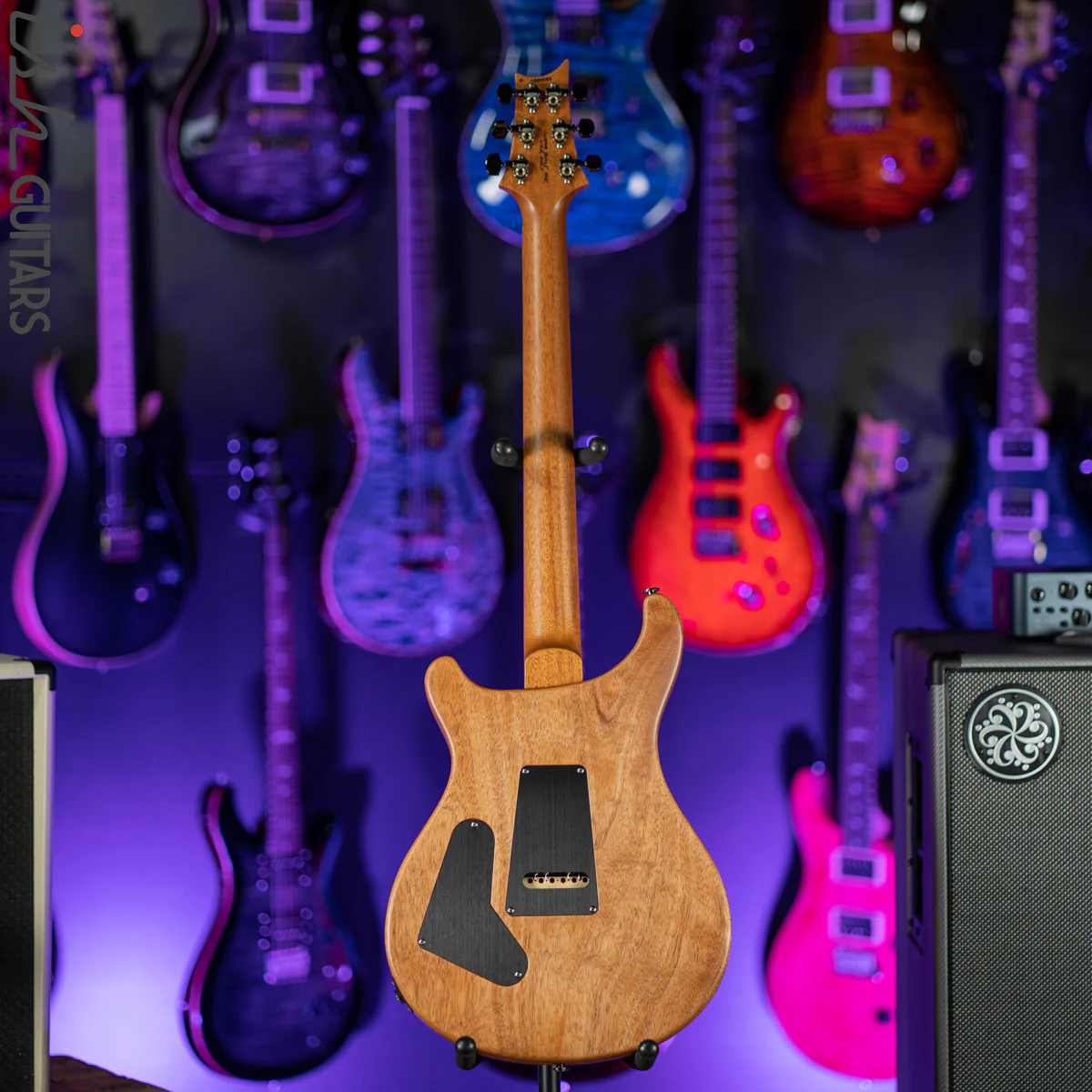 PRS Custom 24 Wood Library Black Opaque Satin - Image 8