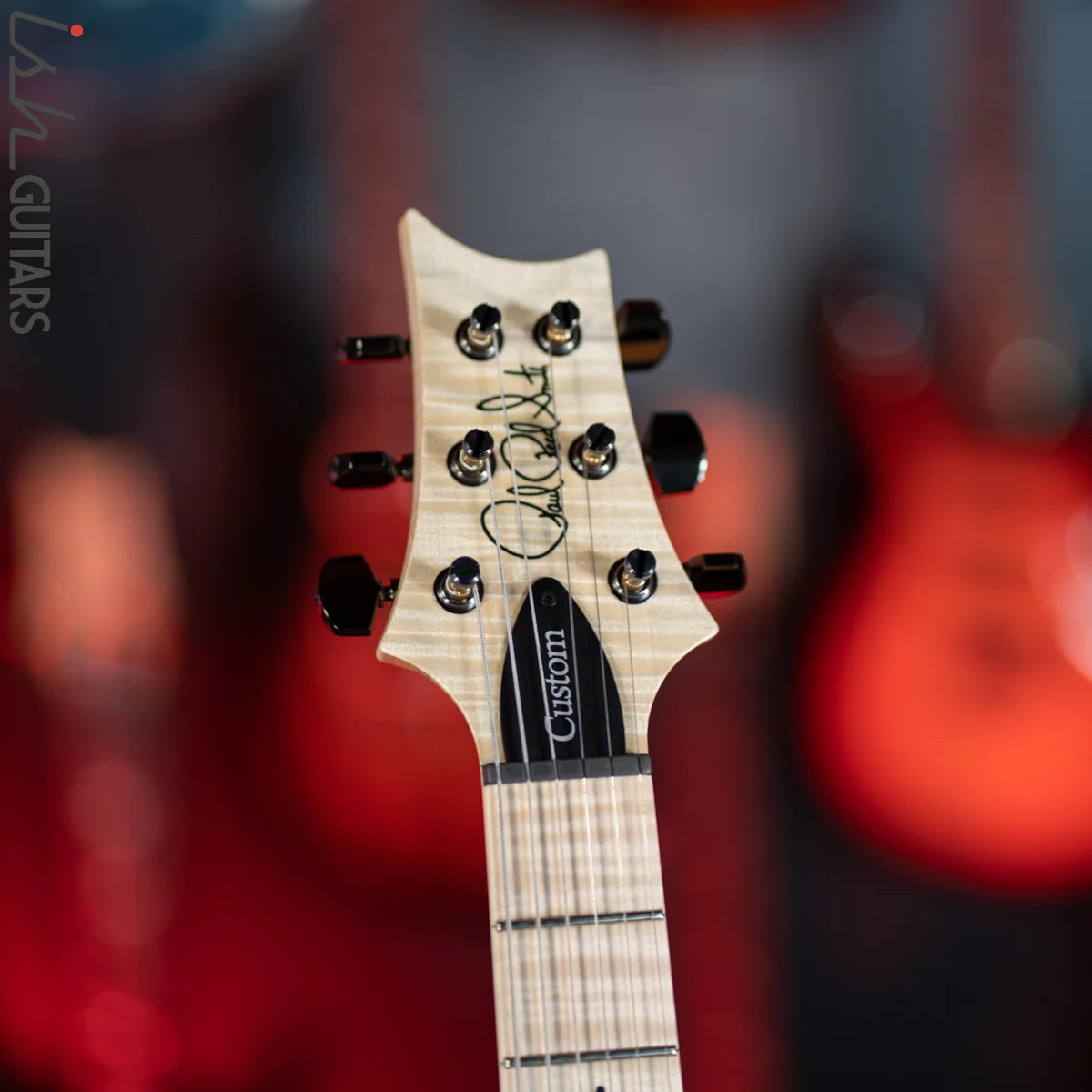 PRS Custom 24 Wood Library Opaque Satin White - Image 8