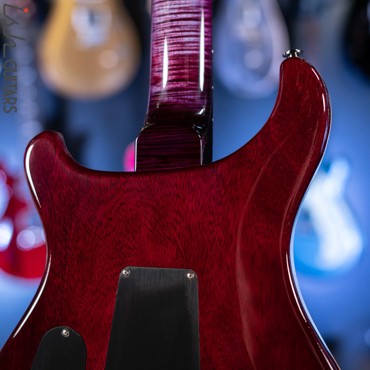 PRS Wood Library Custom 24 Violet Purple Burst 10 Top Quilt Figured Maple Neck - Image 10