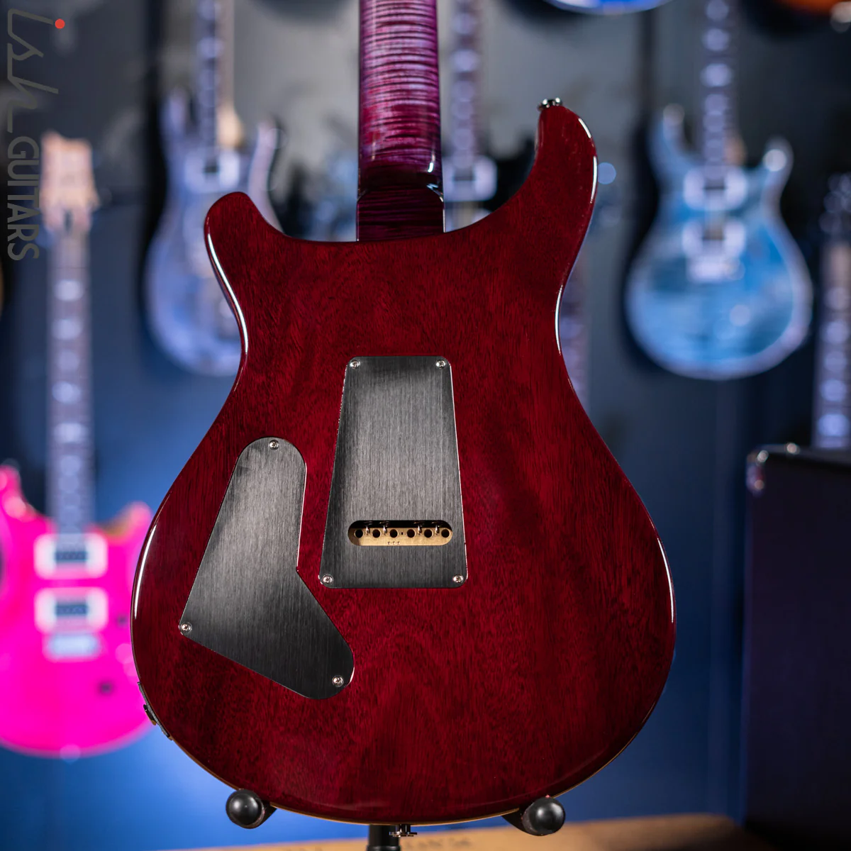 PRS Wood Library Custom 24 Violet Purple Burst 10 Top Quilt Figured Maple Neck - Image 9