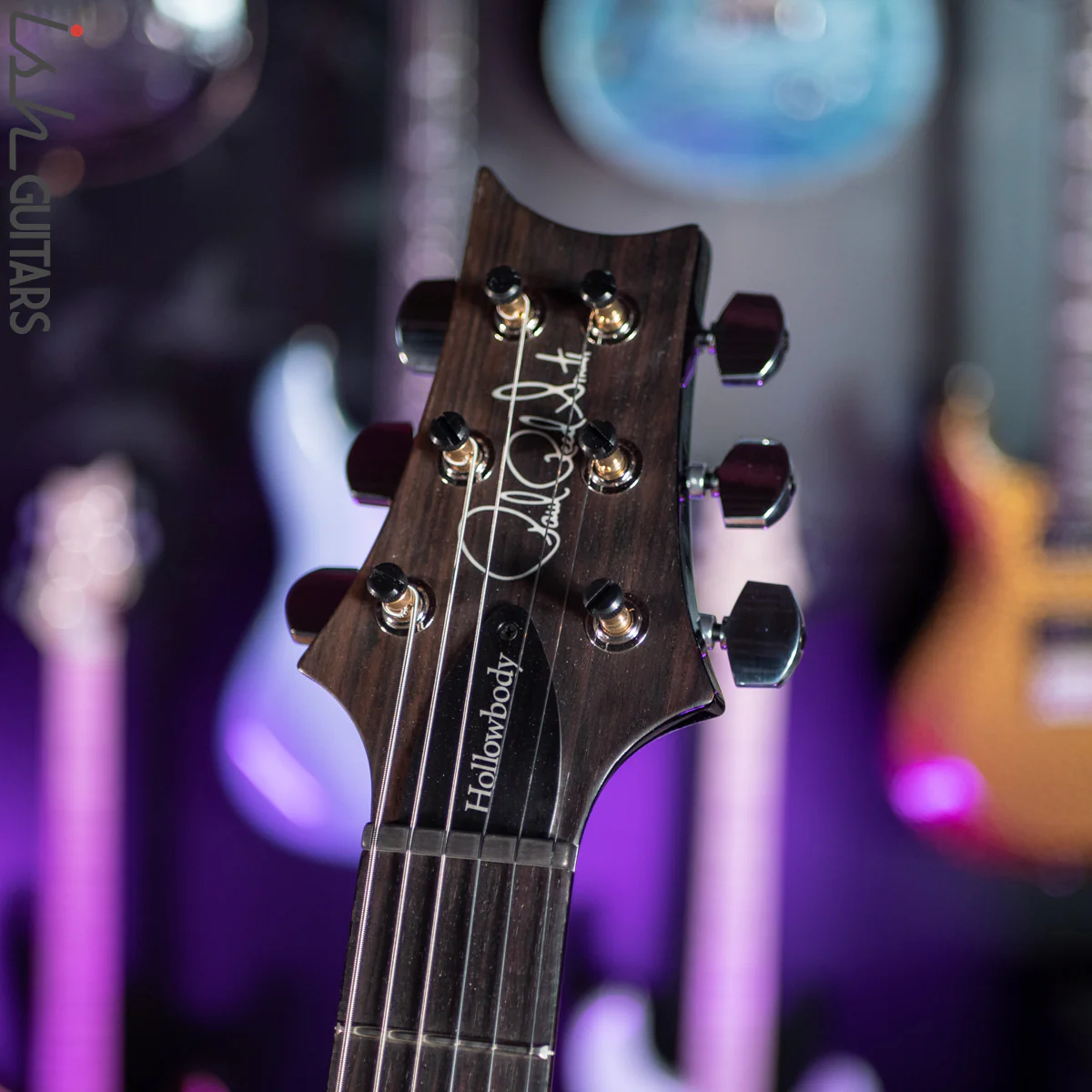 PRS Hollowbody II w/ Piezo Custom Color Amber Smokewrap - Image 7