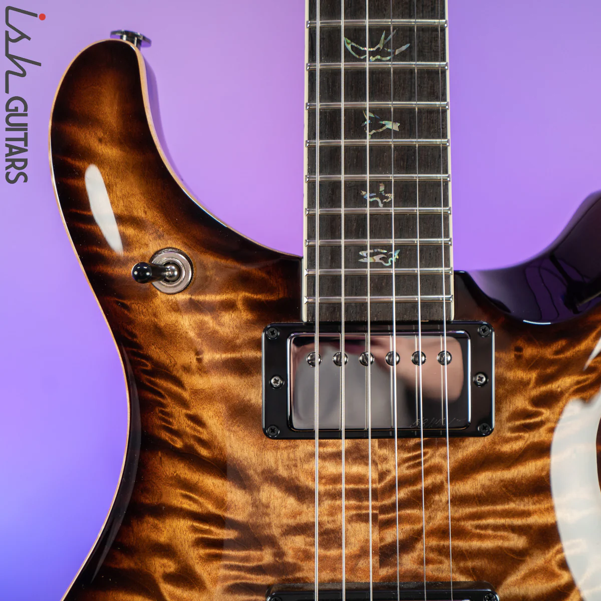 PRS McCarty 594 Wood Library Copperhead Burst 10 Top - Image 3
