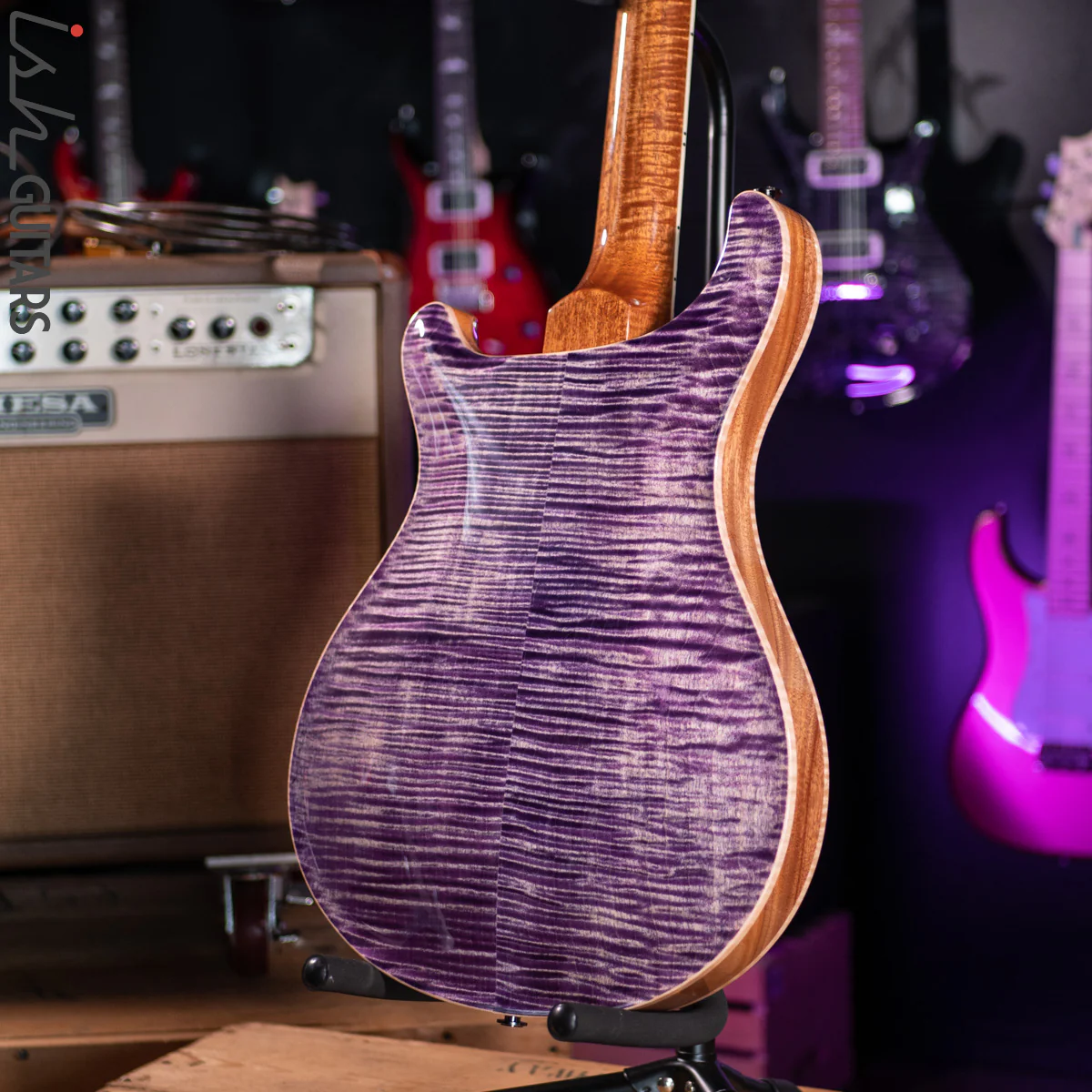 PRS McCarty 594 Hollowbody II Wood Library Faded Purple - Image 13