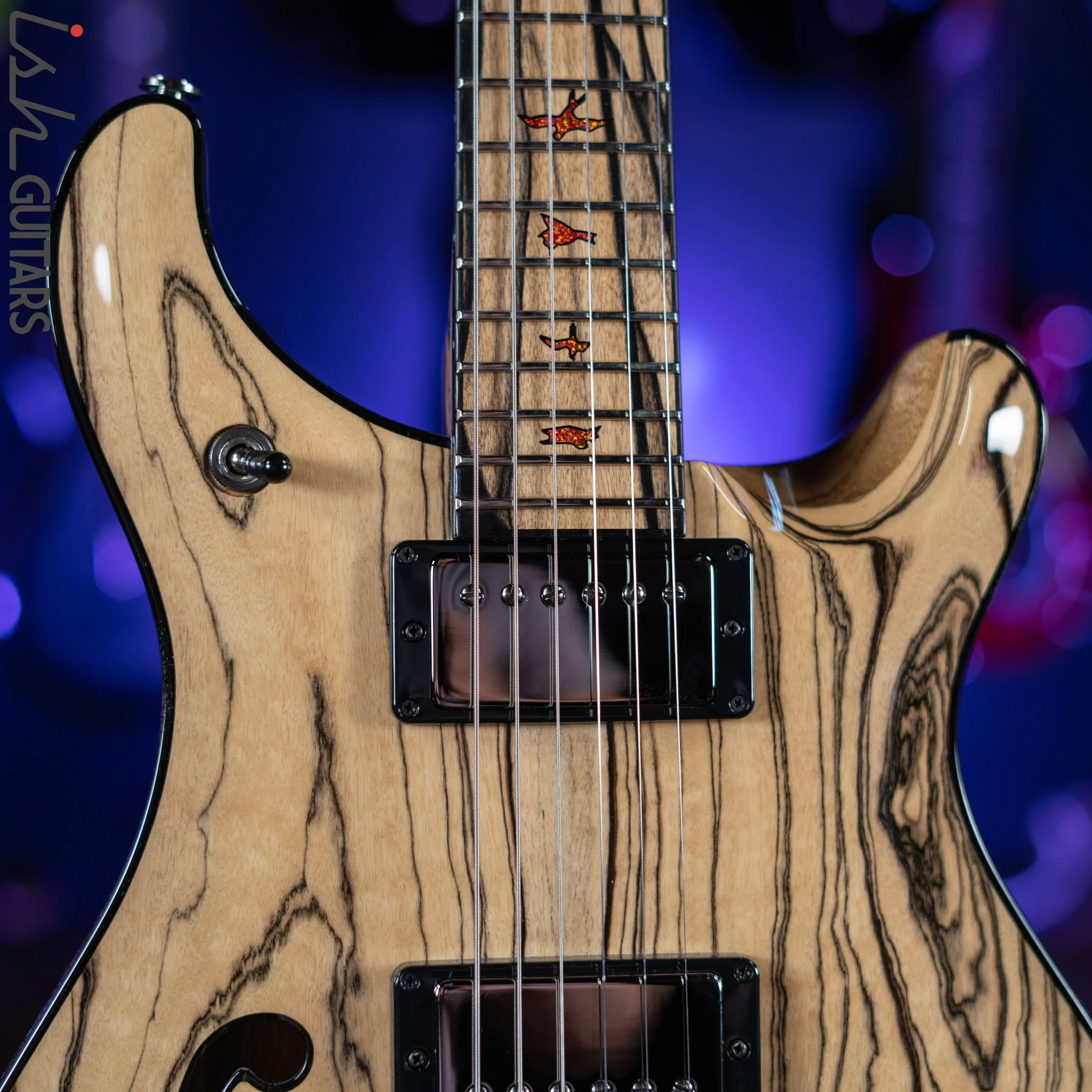 2021 PRS McCarty 594 Semi-Hollow Private Stock #9736 Natural Pale Moon Ebony - Image 3