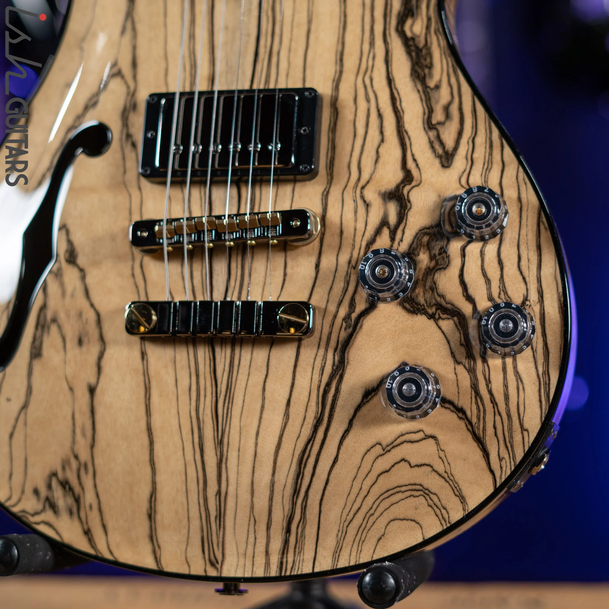 2021 PRS McCarty 594 Semi-Hollow Private Stock #9736 Natural Pale Moon Ebony - Image 4