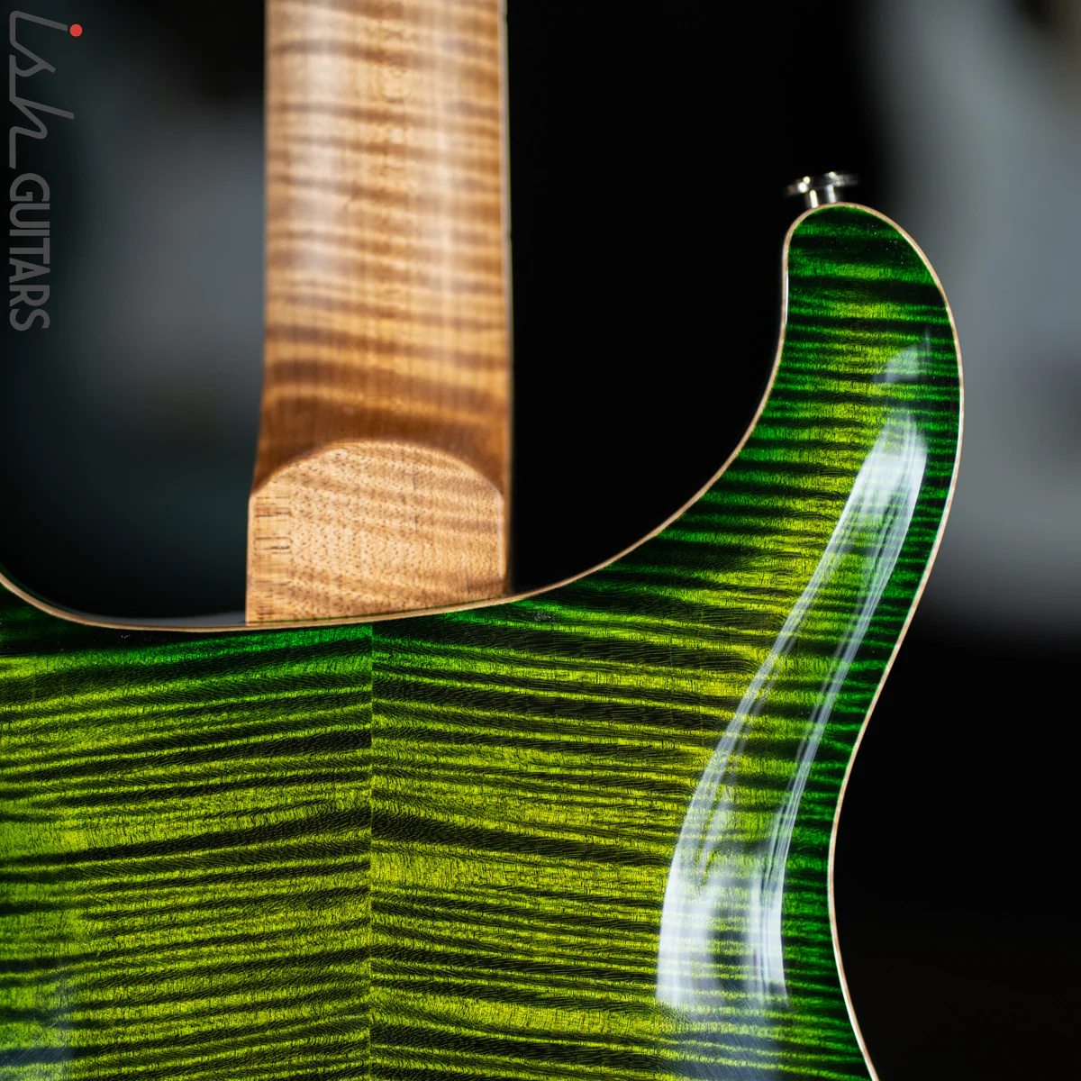 PRS McCarty 594 Hollowbody II Wood Library Jade Green Burst - Image 11