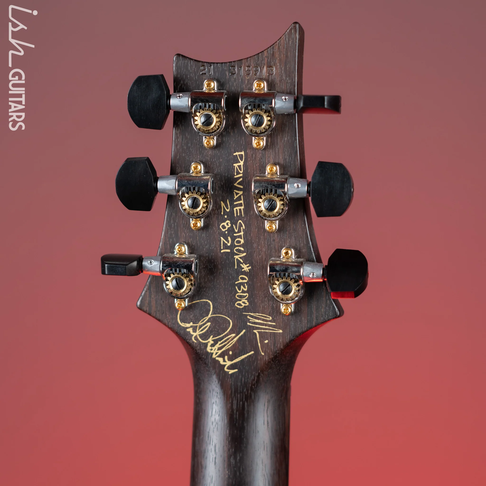2021 PRS Private Stock Custom 24 Aquamarine Glow Smoked Burst “Chesapeake Bay” Inlays - Image 15