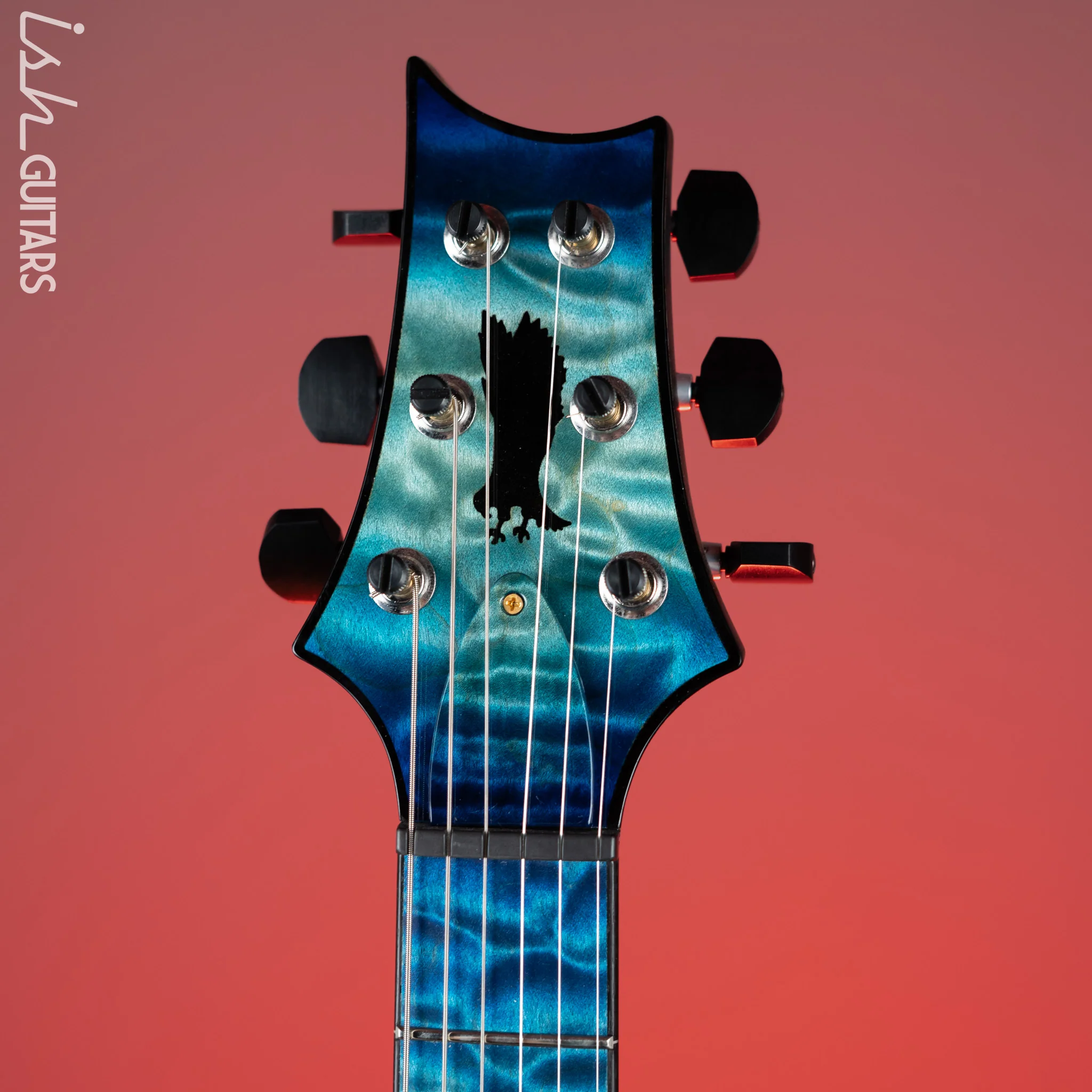 2021 PRS Private Stock Custom 24 Aquamarine Glow Smoked Burst “Chesapeake Bay” Inlays - Image 9