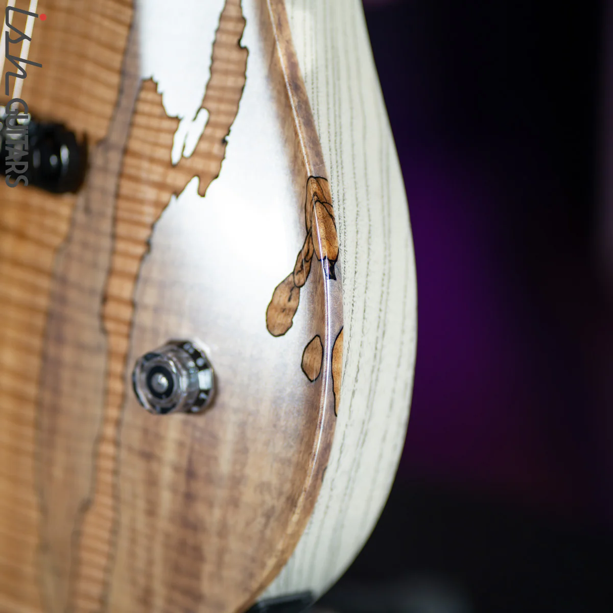 PRS Private Stock Custom 24 "Sculpture" Hollowbody Piezo Spalted Guitar - Image 13
