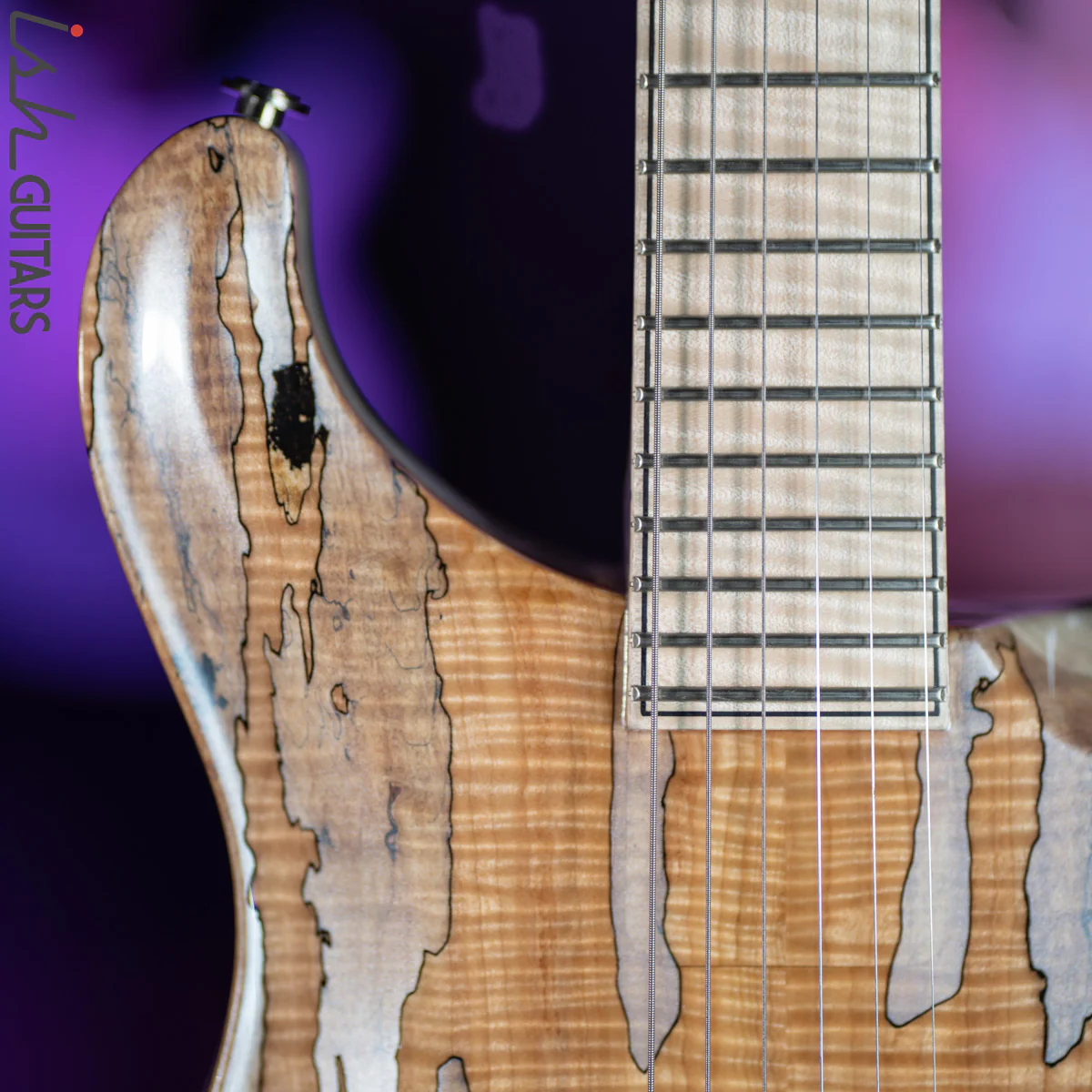 PRS Private Stock Custom 24 "Sculpture" Hollowbody Piezo Spalted Guitar - Image 3