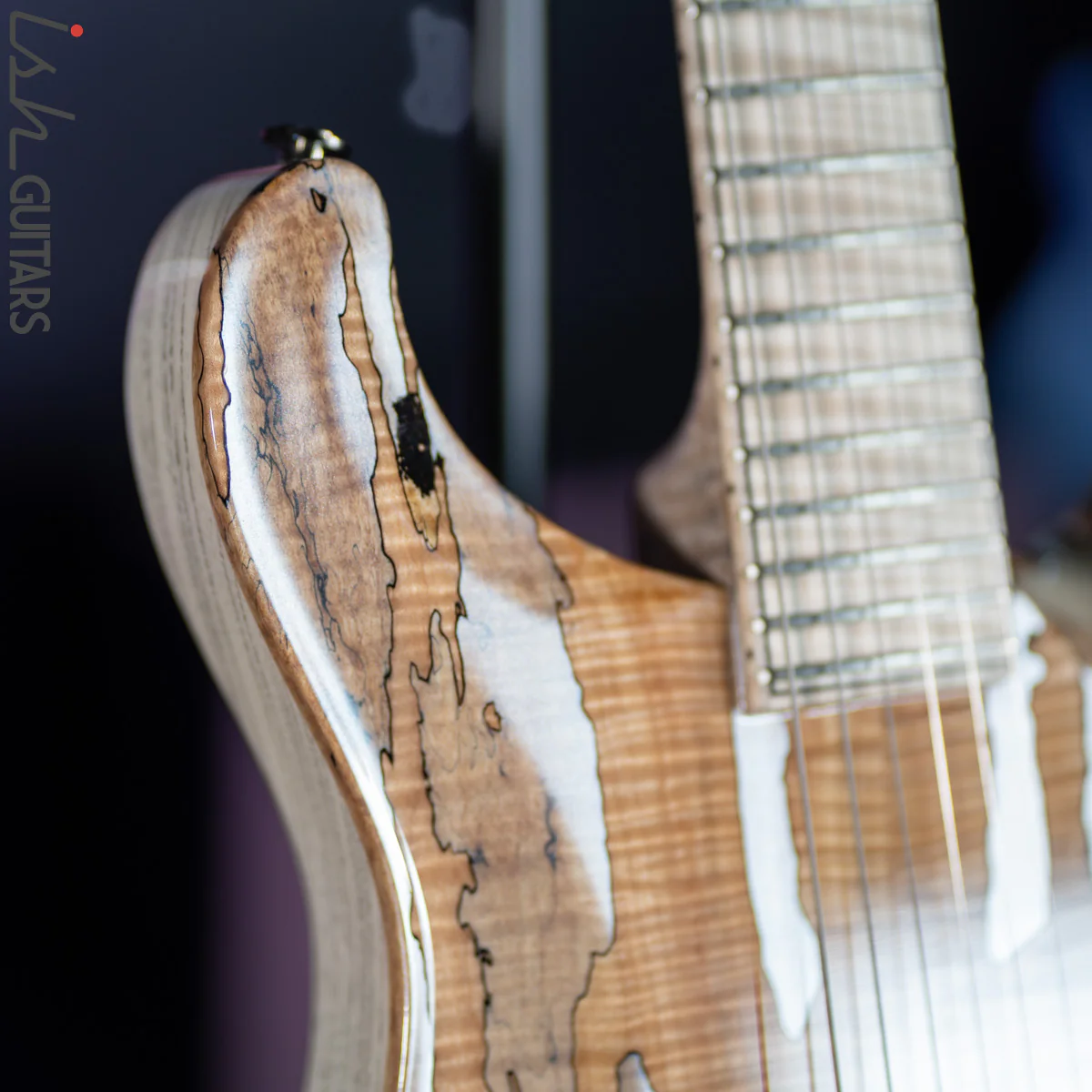 PRS Private Stock Custom 24 "Sculpture" Hollowbody Piezo Spalted Guitar - Image 5