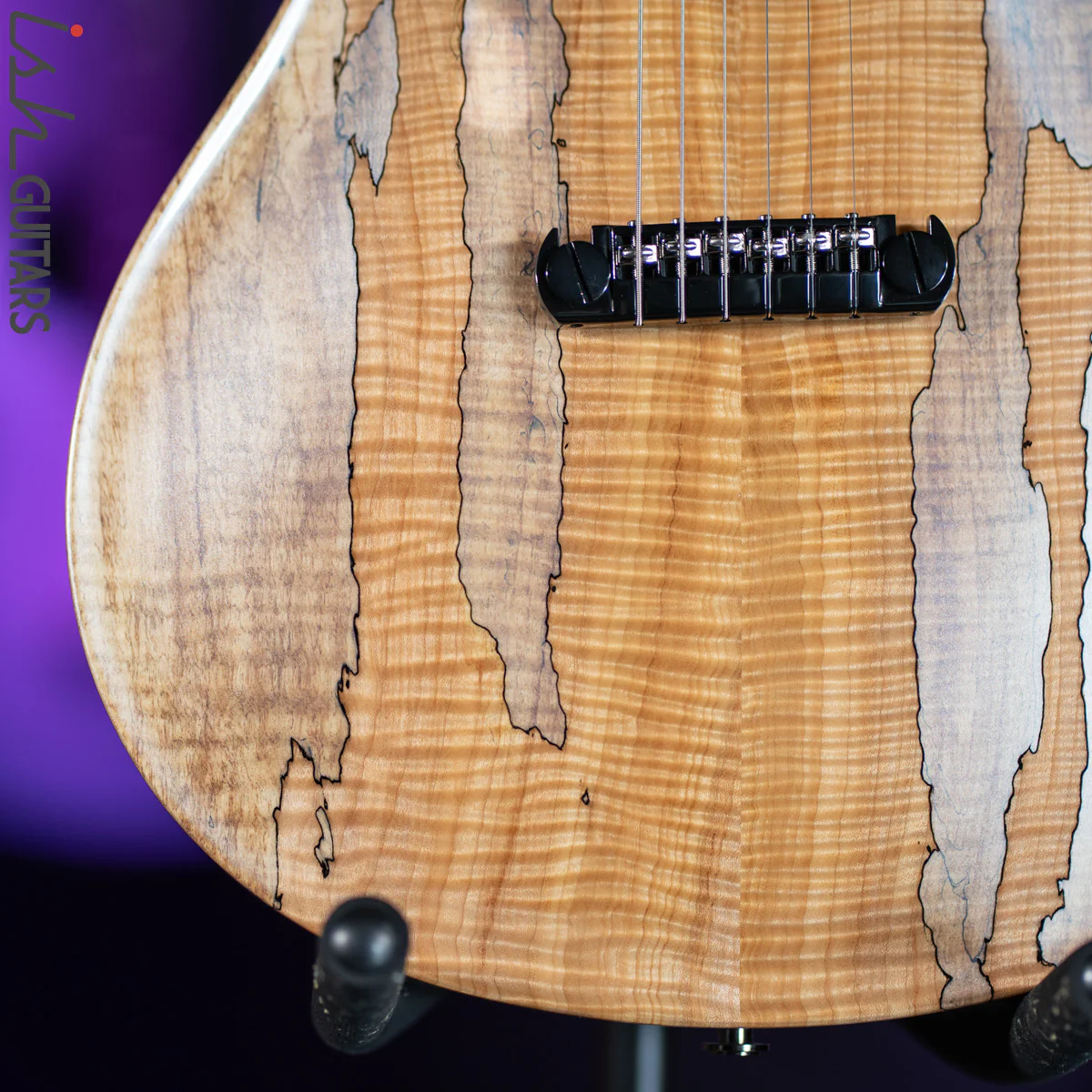PRS Private Stock Custom 24 "Sculpture" Hollowbody Piezo Spalted Guitar - Image 7