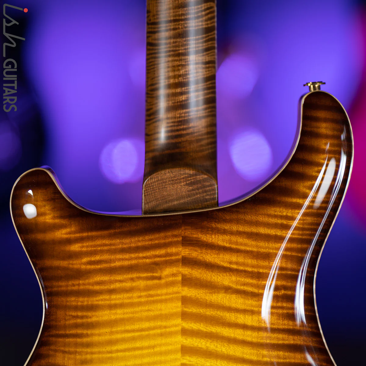 PRS Private Stock Hollowbody II 24 Fret Honey Gold Smoked Burst - Image 12
