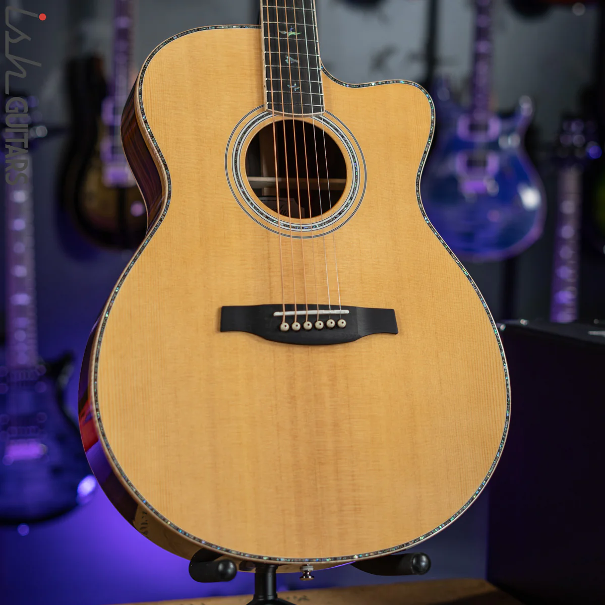 PRS SE A60E Angelus Acoustic Electric Guitar Ziricote - Image 2