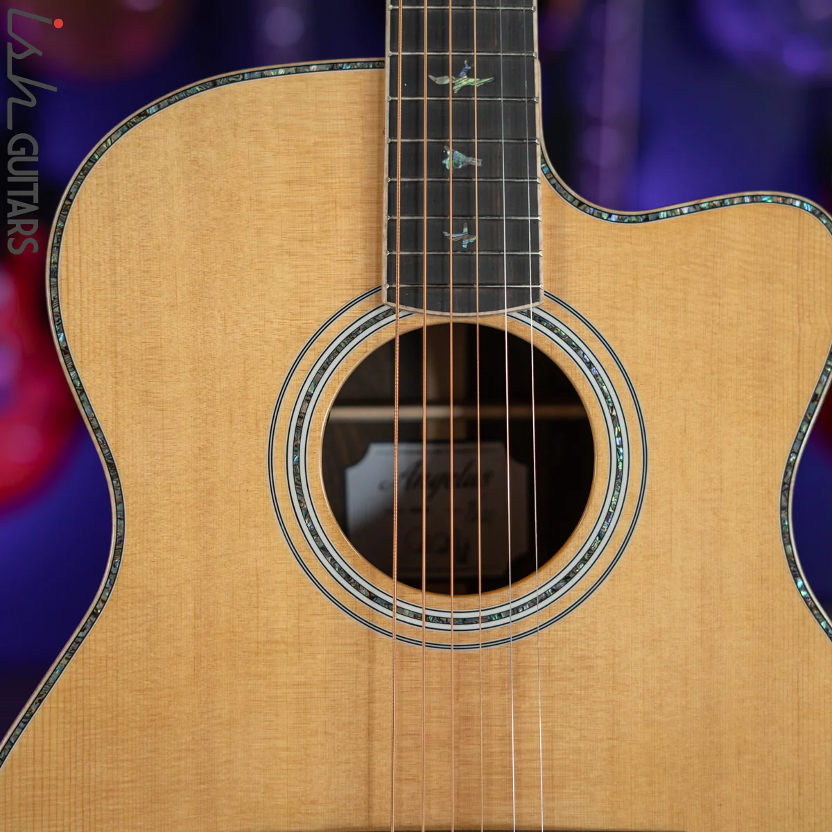 PRS SE A60E Angelus Acoustic Electric Guitar Ziricote - Image 4