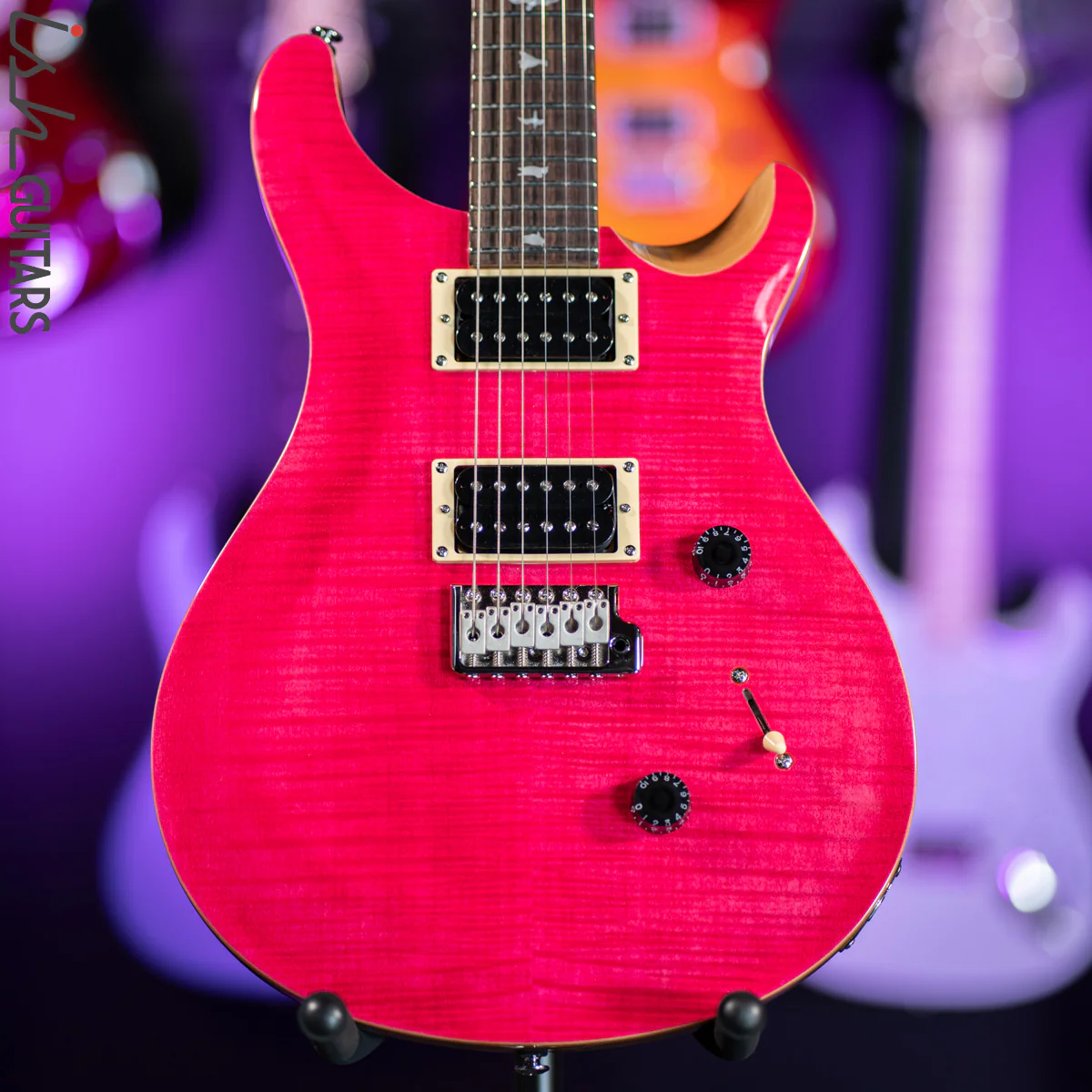 2021 PRS SE Custom 24 Bonnie Pink Demo