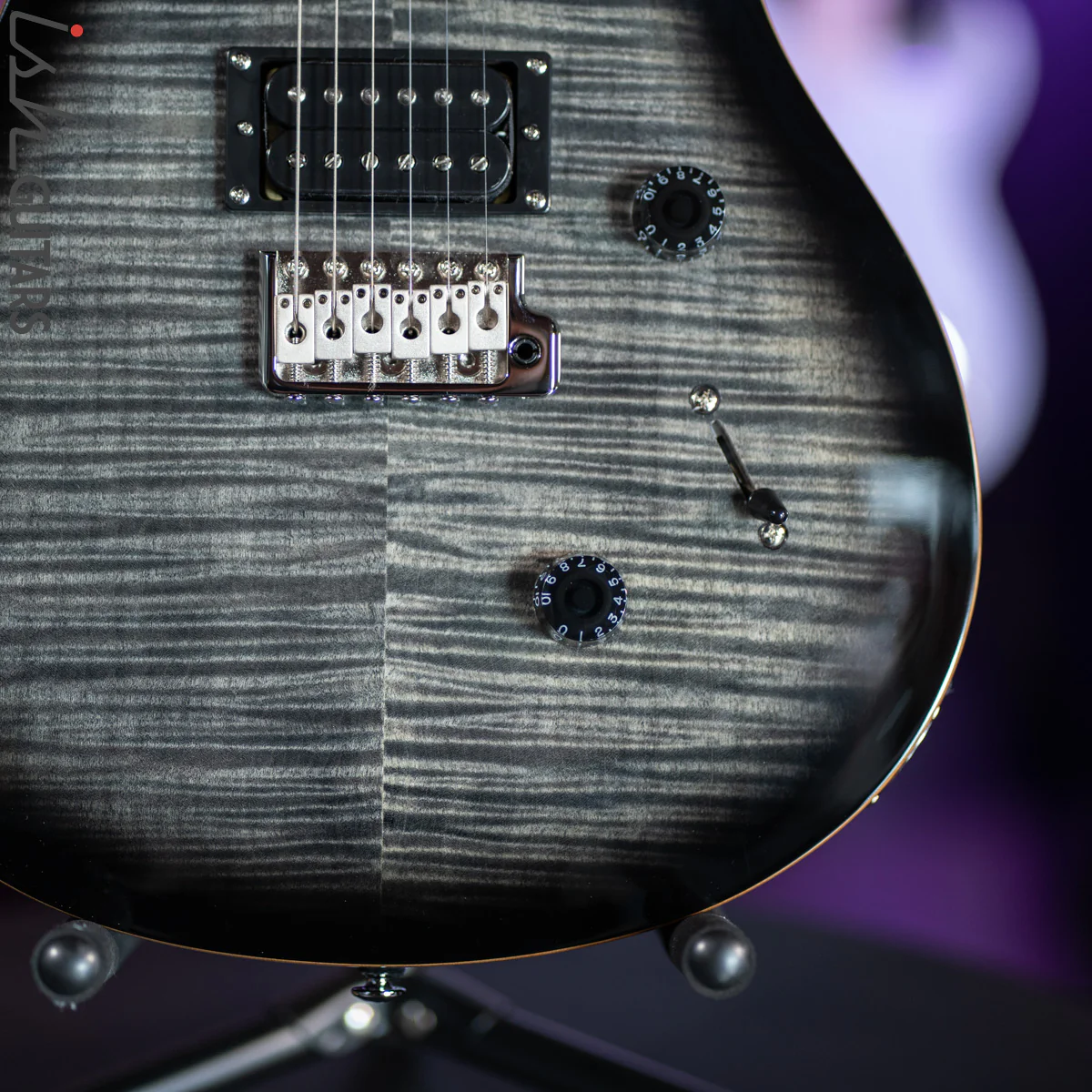 PRS SE Custom 24 Charcoal Burst - Image 5