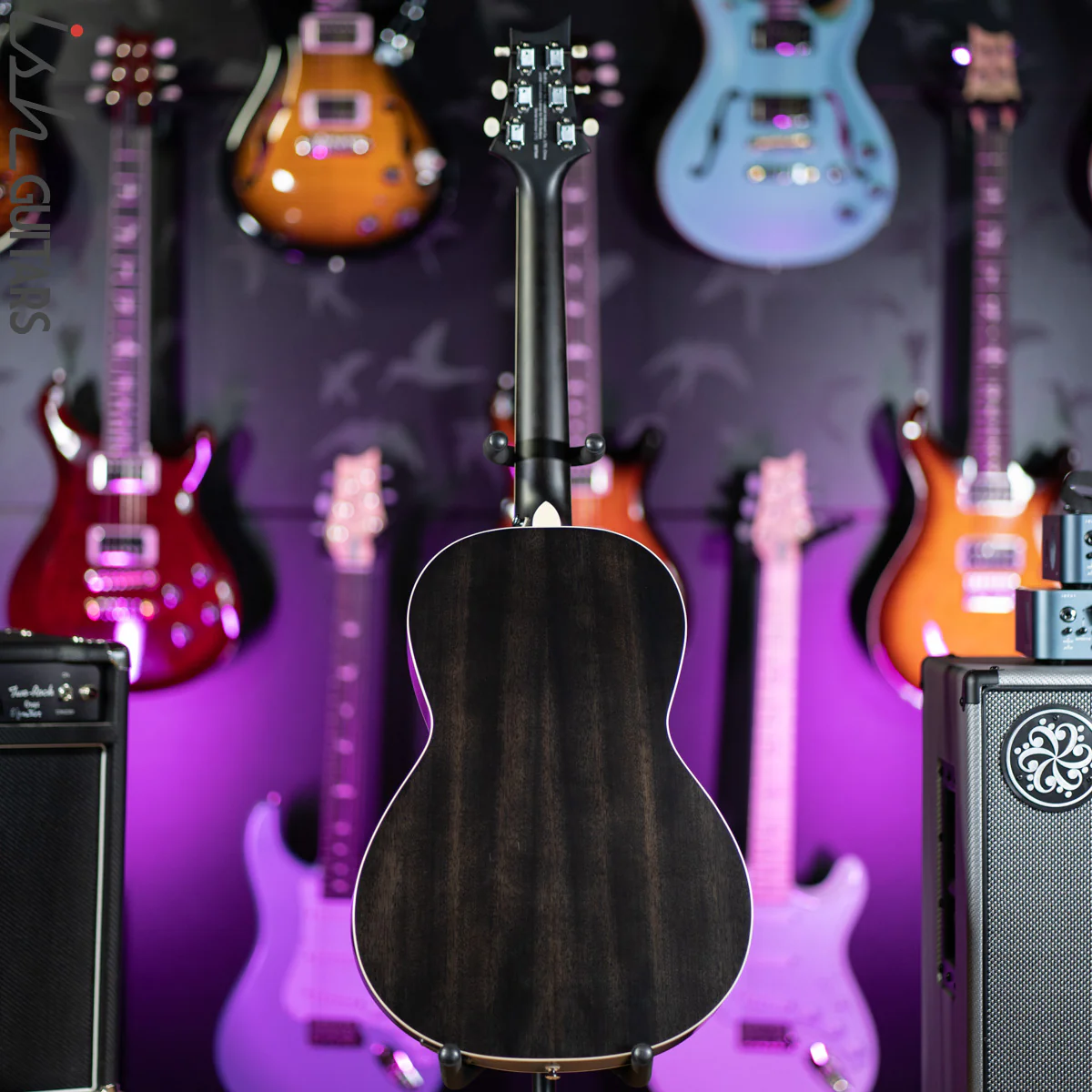 PRS SE P20E Parlor Acoustic Electric Charcoal Store Demo - Image 7