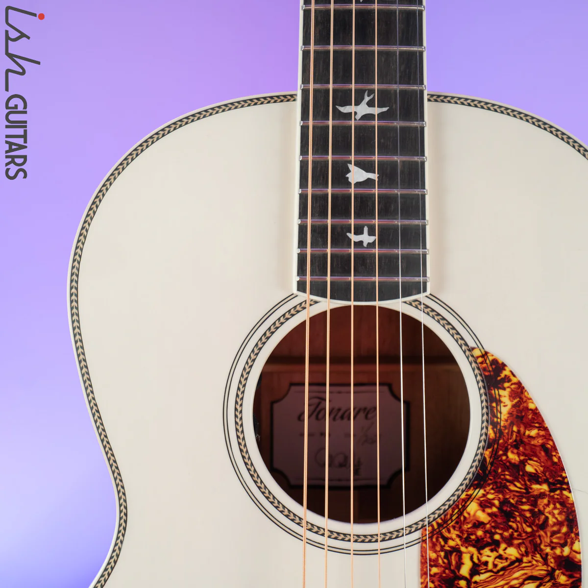 PRS SE P20E Parlor Antique White Limited Edition Demo - Image 3