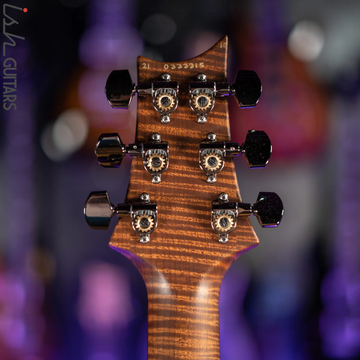 2021 PRS Wood Library Custom 24 10 Top Quilt Torrefied Maple Neck Natural Gloss - Image 13
