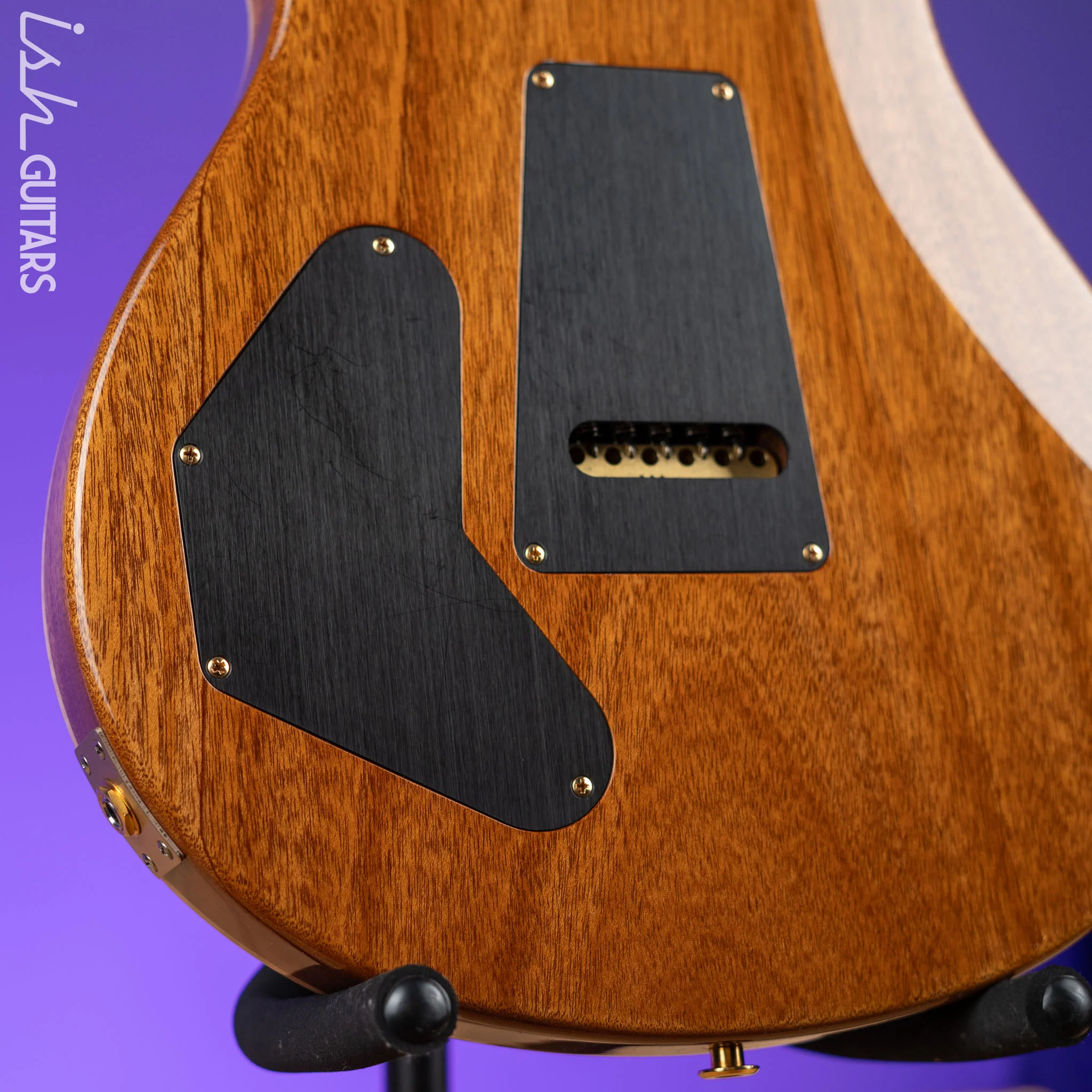 2021 PRS Wood Library DGT Figured Maple Neck Platinum Satin - Image 9