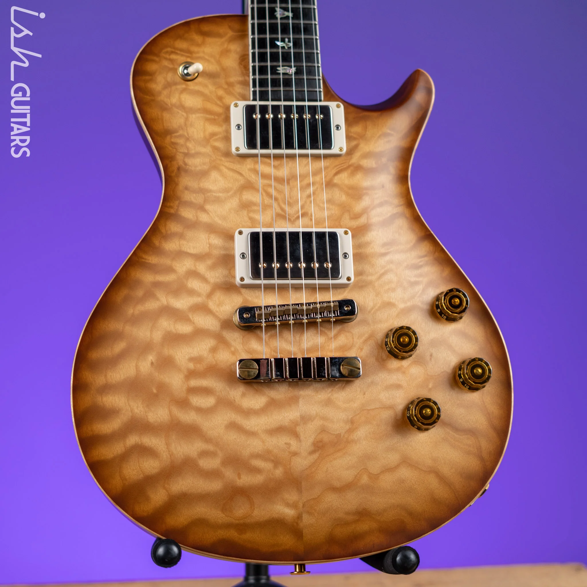 2021 PRS Wood Library McCarty 594 Singlecut 10-Top Antique Natural Satin