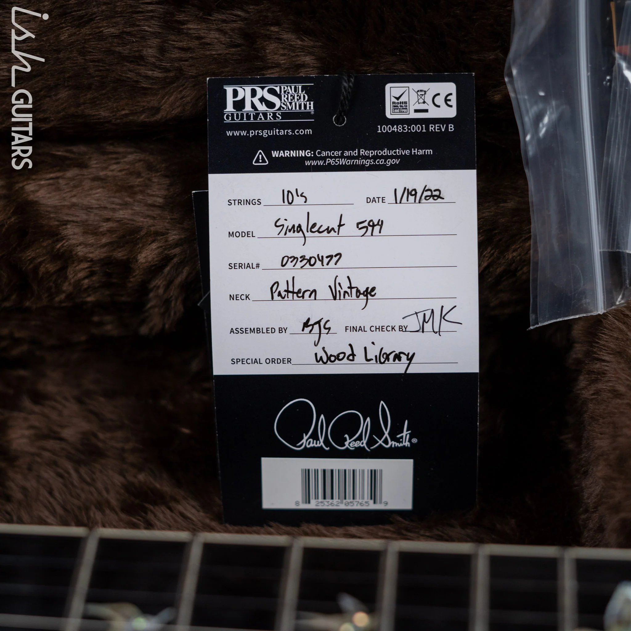2021 PRS Wood Library McCarty 594 Singlecut 10-Top Antique Natural Satin - Image 17