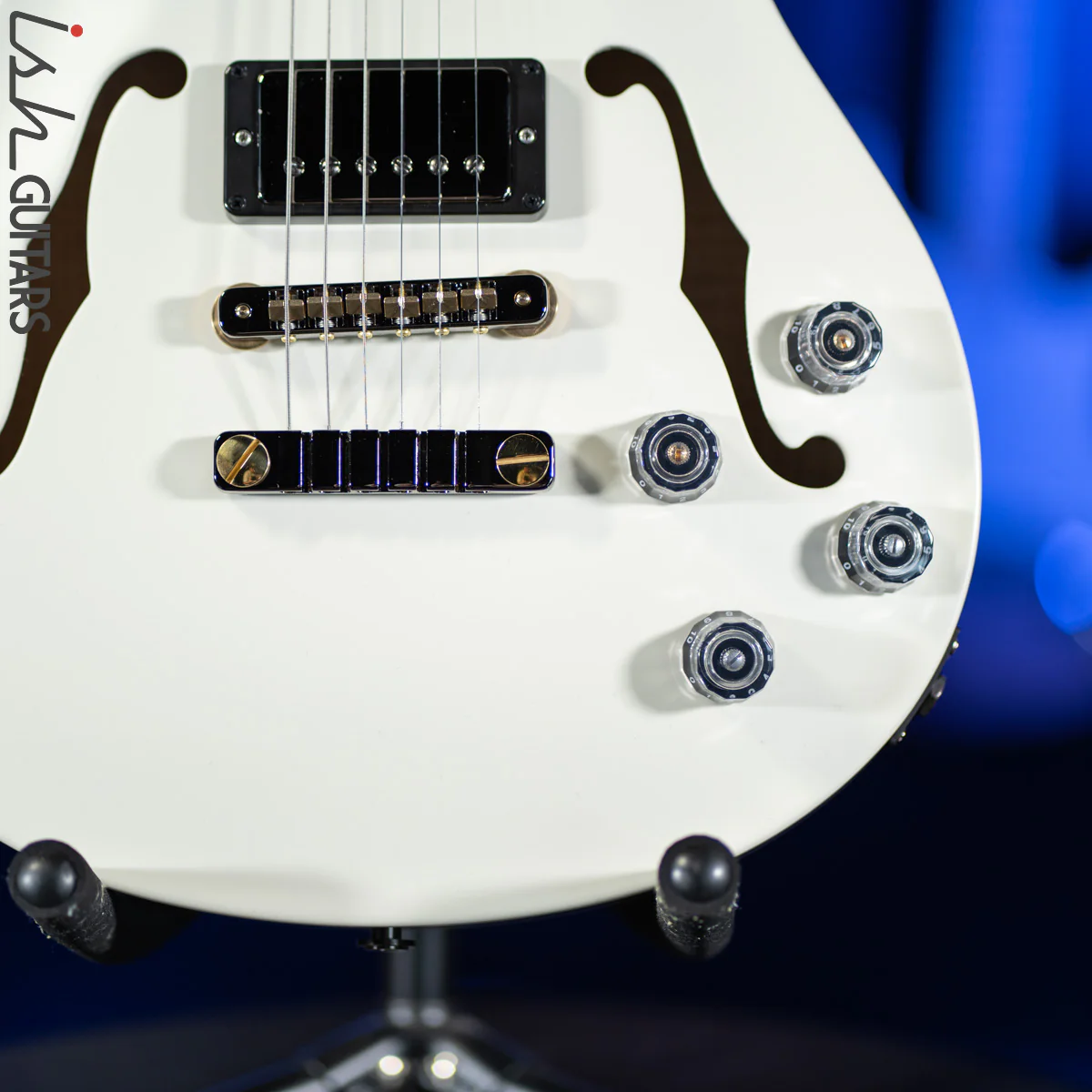 PRS McCarty 594 Hollowbody II Wood Library Antique White Satin - Image 4
