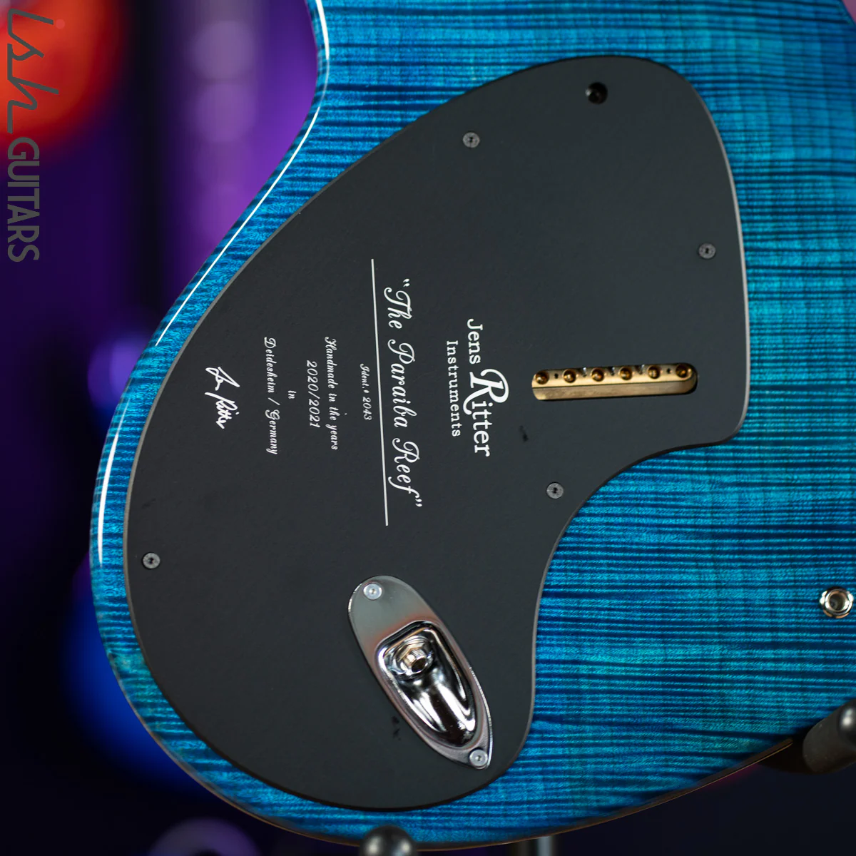 Ritter Porsch Tremolo Paraiba Reef Blue Rose Gold - Image 13