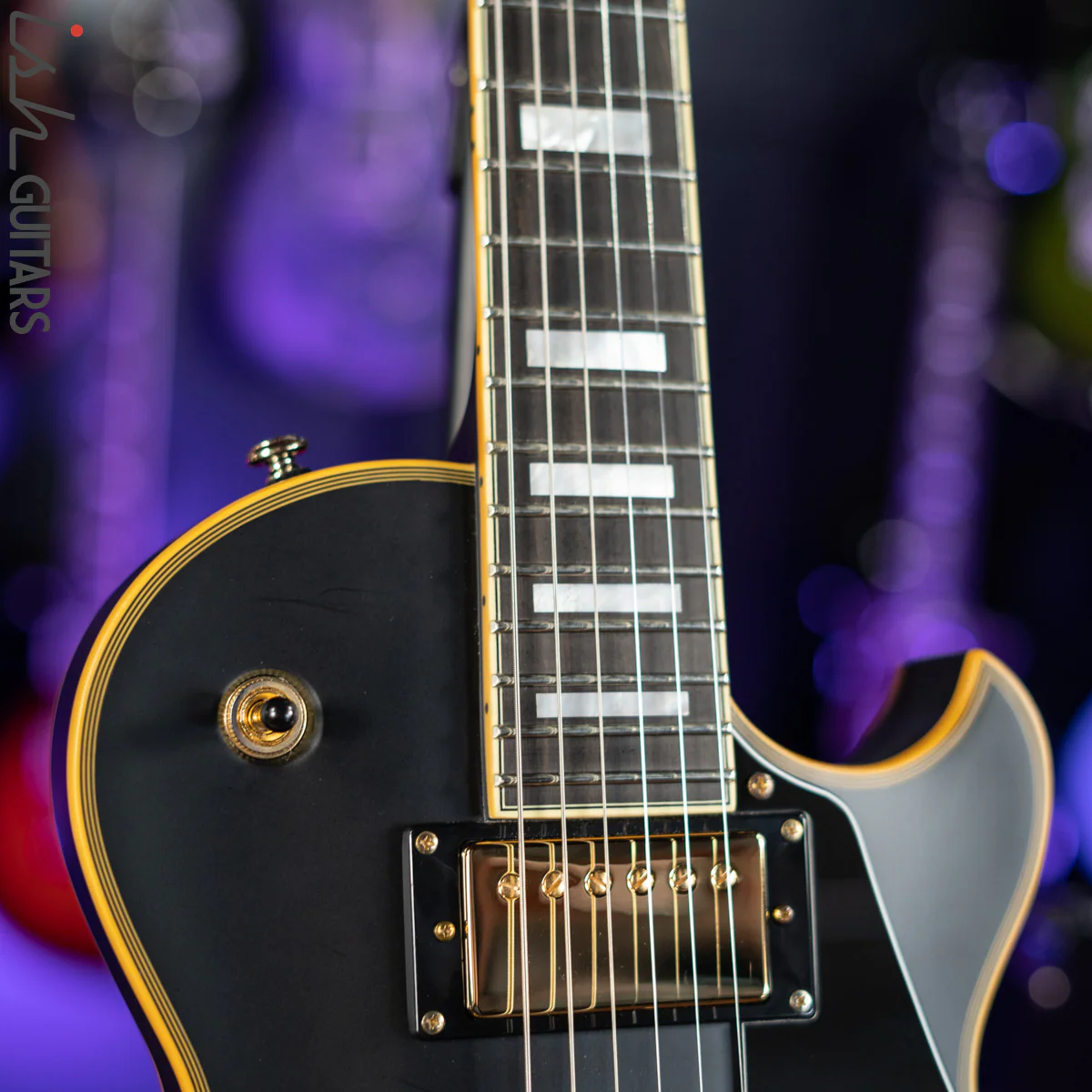 2021 Schecter Solo II Custom Electric Guitar Matte Black - Image 5